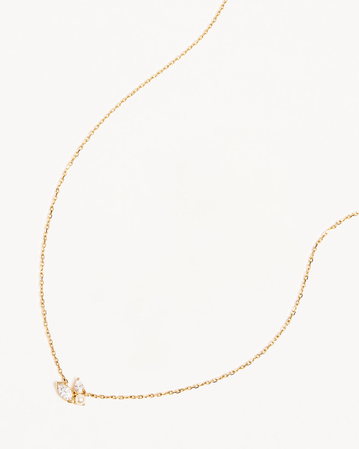 14K Solid Gold Lab Grown Diamond Necklace - Dainty Floral Pendant for Women | Perfect for Weddings, Anniversaries & Everyday Elegance