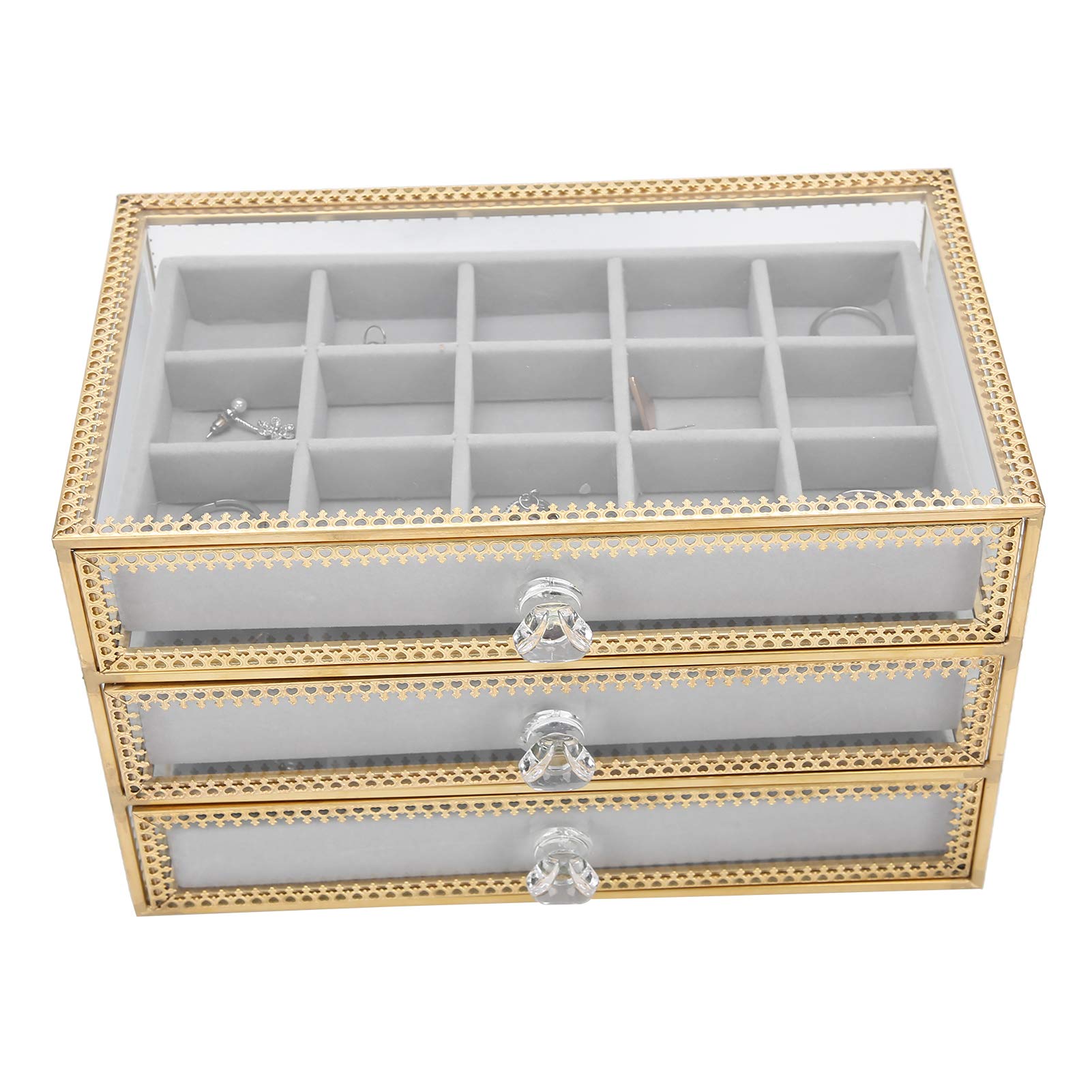 3-Tier Nail Tips Storage Box - Clear Nail Art Decoration Organizer for Salon, Home & Jewelry | Perfect for Nail Artists, DIY Enthusiasts & Professional Stylists