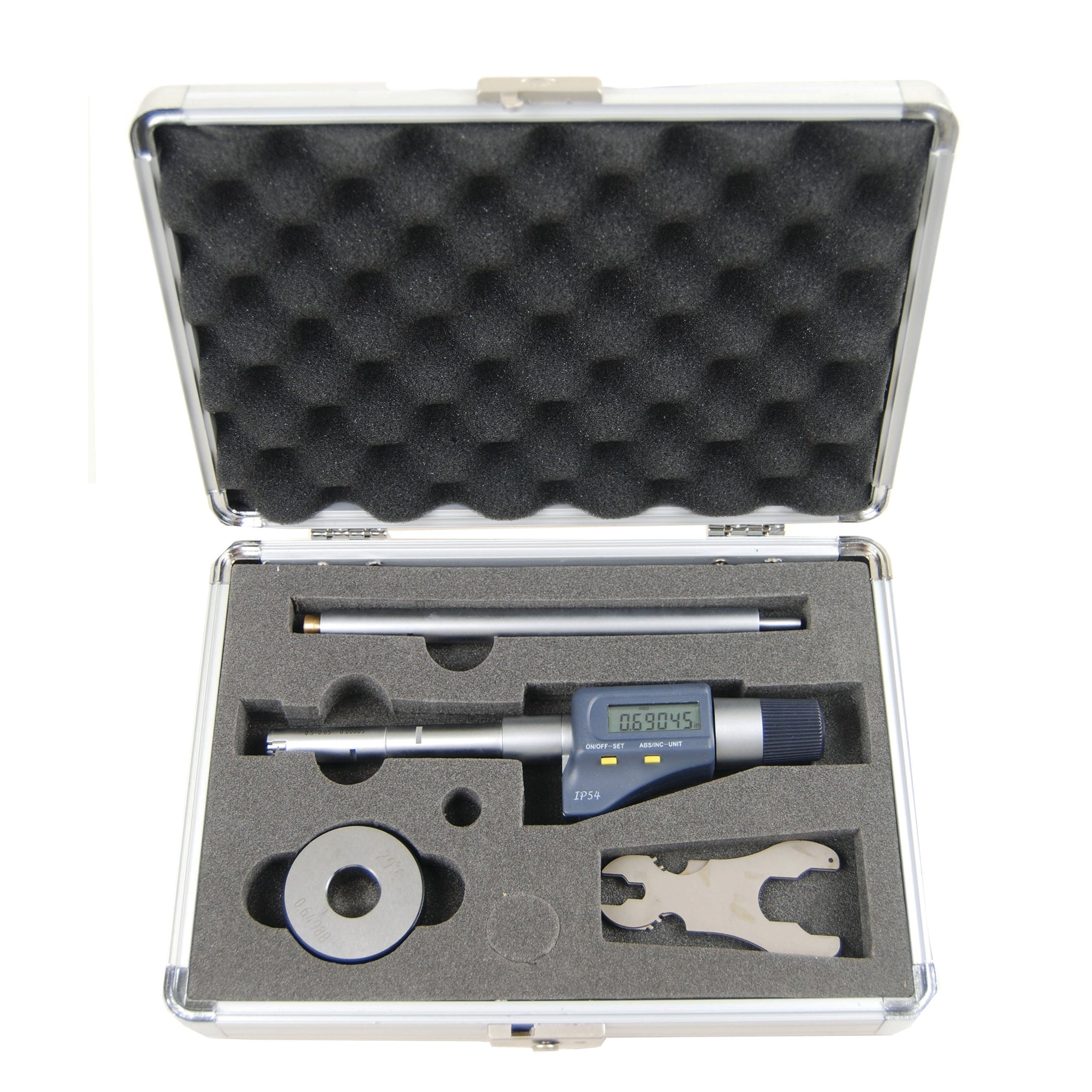 Digital 3 Point Bore Micrometers - High Precision Internal Diameter Measuring Tool for Automotive, Aerospace & Machining Applications