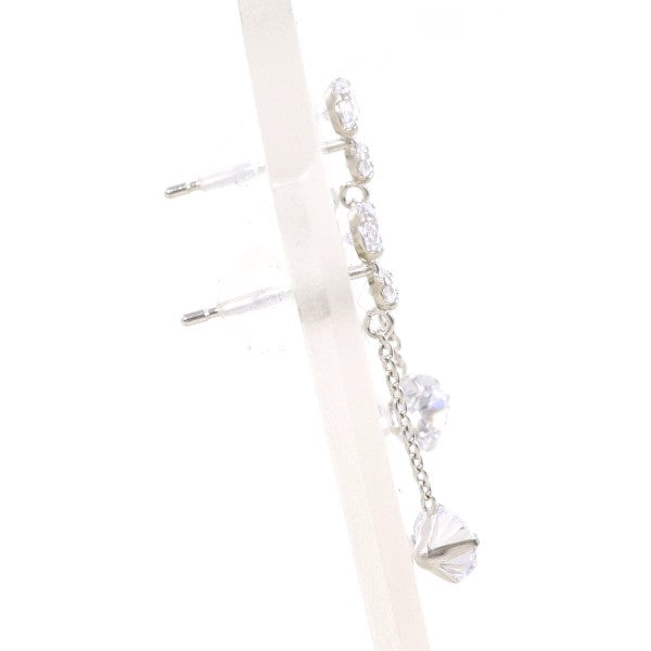 10K White Gold Cubic Zirconia Stud Earrings for Women - Hypoallergenic Luxury Jewelry Gift for Birthday, Anniversary & Special Occasions