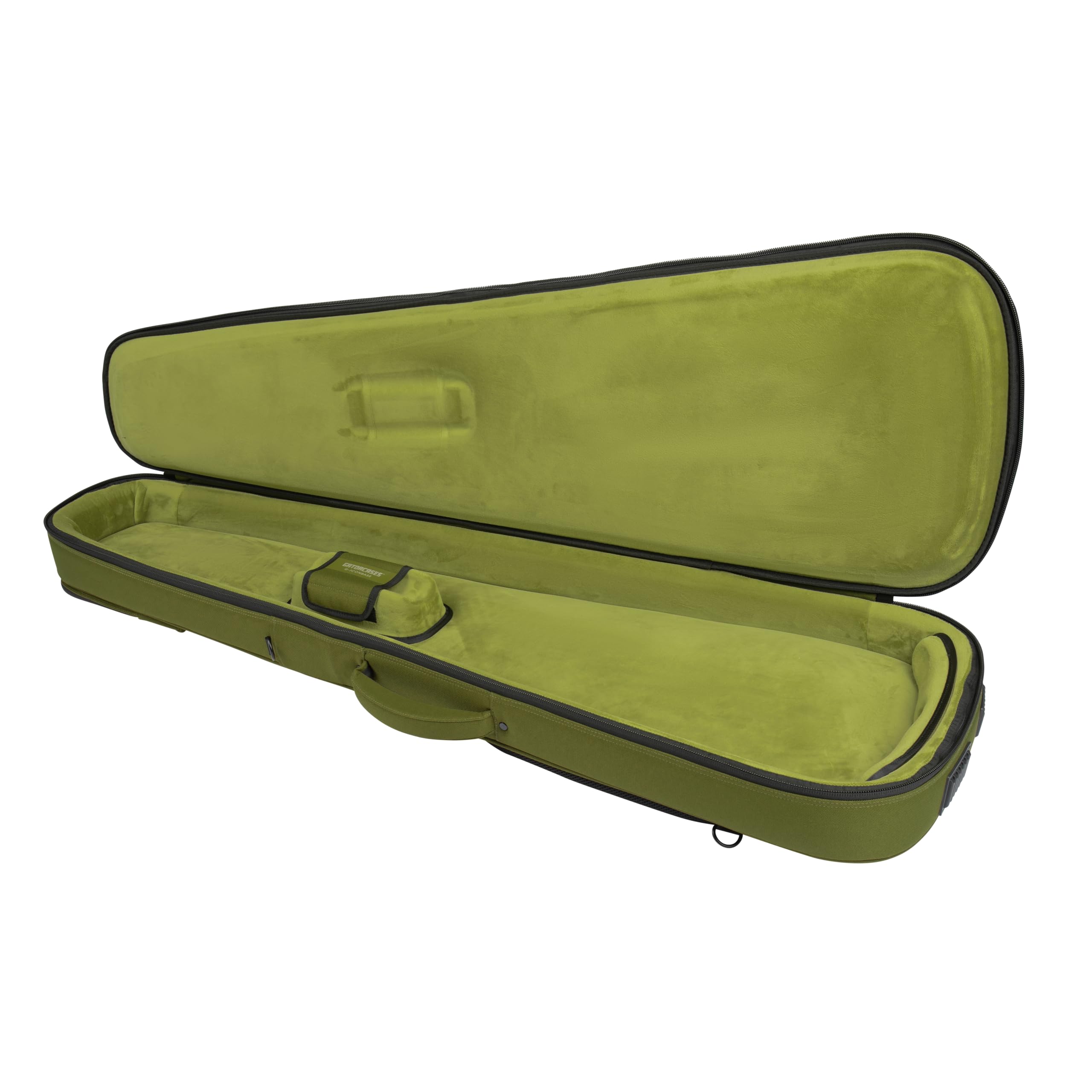 Gator Icon Series Bass Gig Bag - Green | Durable Padded Guitar Case for Electric Bass | Perfect for Gigging, Travel & Storage