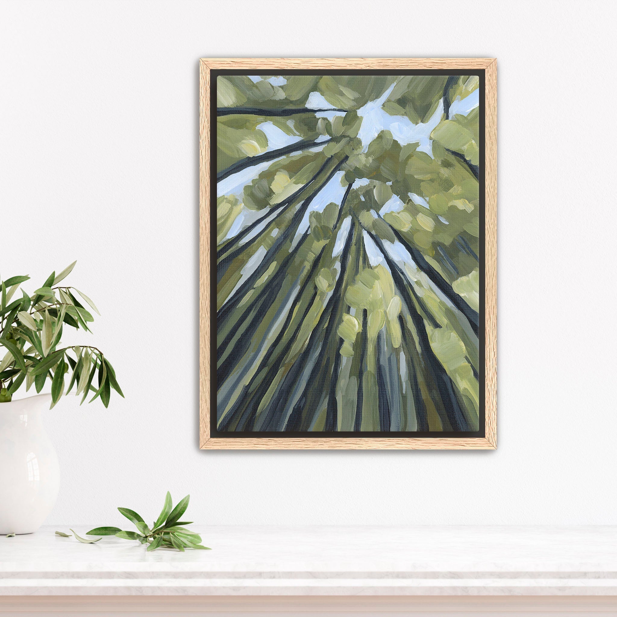From the Forest Floor Art Print - Nature Inspired Wall Decor for Home, Office & Gifts | Perfect for Living Room, Bedroom & Nursery