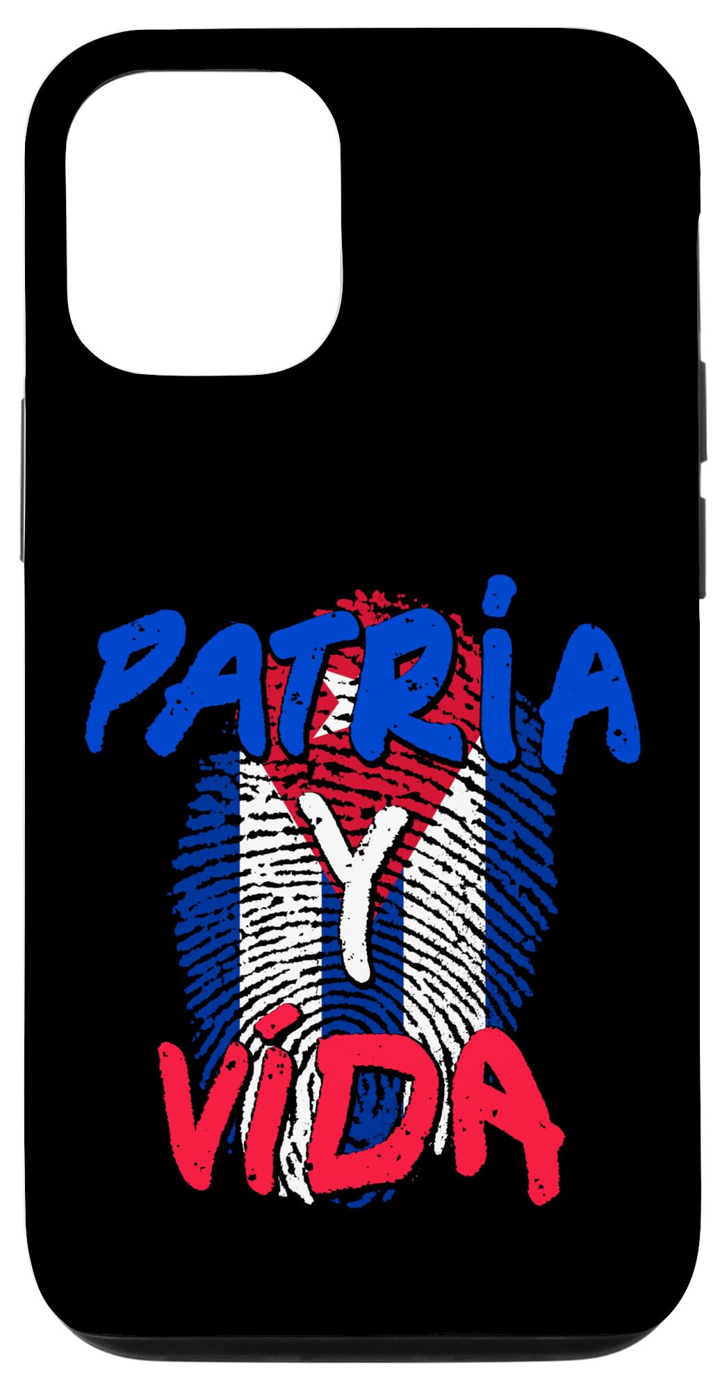 iPhone 12/12 Pro Case - Patriotic Cuban Freedom Movement Design with 'Patria Y Vida' & Cuban Anthem Theme | Perfect for Cuban Americans, Activists & Supporters of Democracy