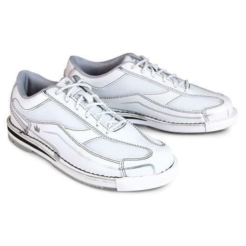 Brunswick Team Women's White Right-Handed Bowling Shoes - Perfect for League Play & Tournament Performance