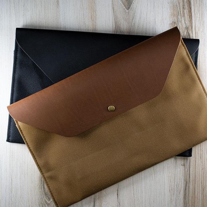 Premium Leather Business Portfolio with Multiple Pockets - Professional Document Organizer for Work, Meetings & Travel