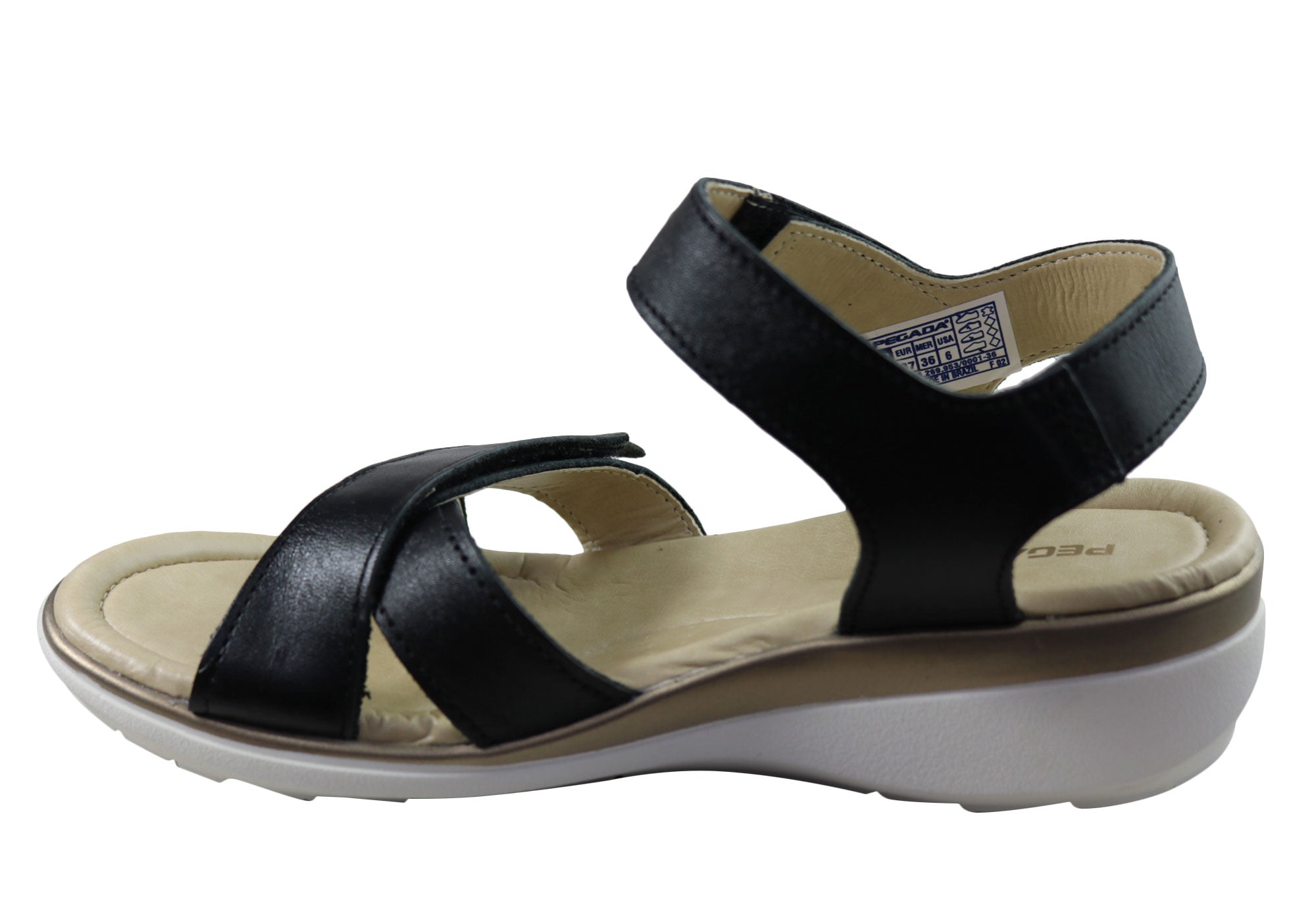 Pegada Kerala Women's Comfortable Leather Sandals - Handmade in Brazil - Perfect for Beach, Vacation & Summer Outfits