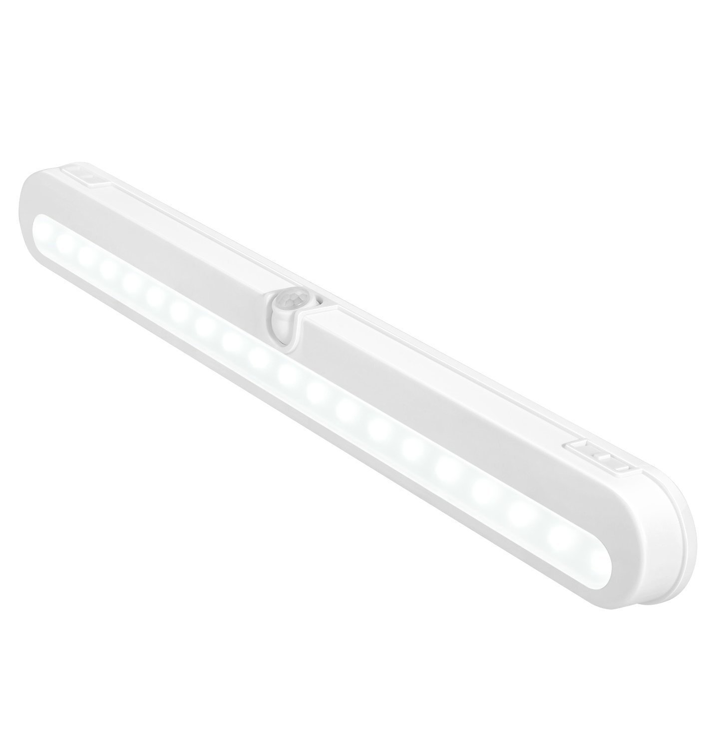 BLS T01L LED Closet Light - 20 Super Bright LEDs, Wireless Motion Sensor Light with Auto On/Off, Adjustable Light Beam - Battery/DC Powered Under Cabinet Lighting for Kitchen, Wardrobe, Pantry, Garage Storage