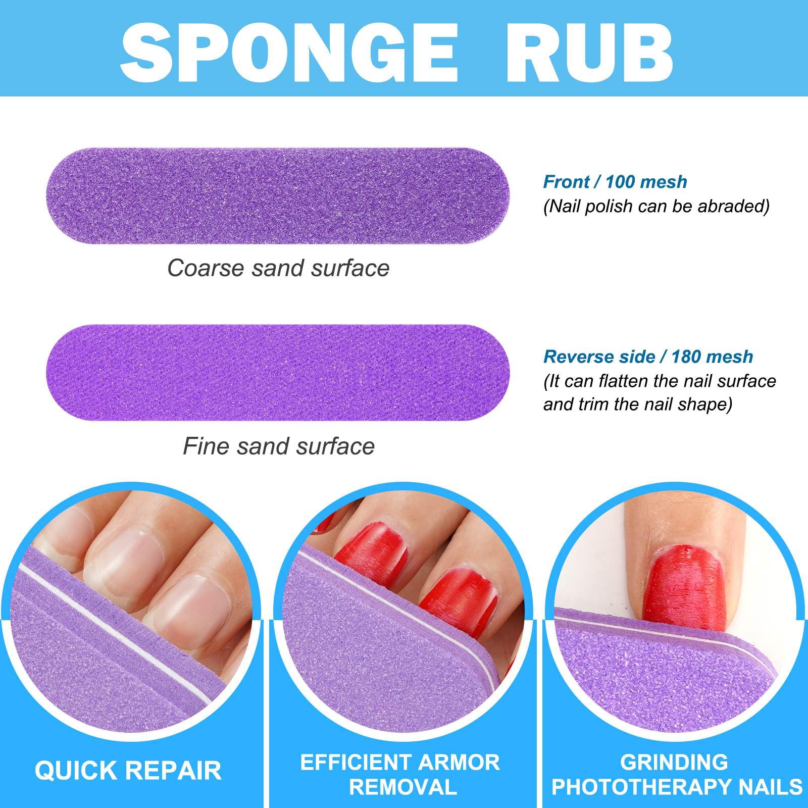 Professional Gel Nail Polish Remover Kit with Nail File & Scraper - Fast Acting 2-5 Minute Soak Off Solution for Salon & Home Manicures - Perfect for Gel, Acrylic & Dip Powder Removal