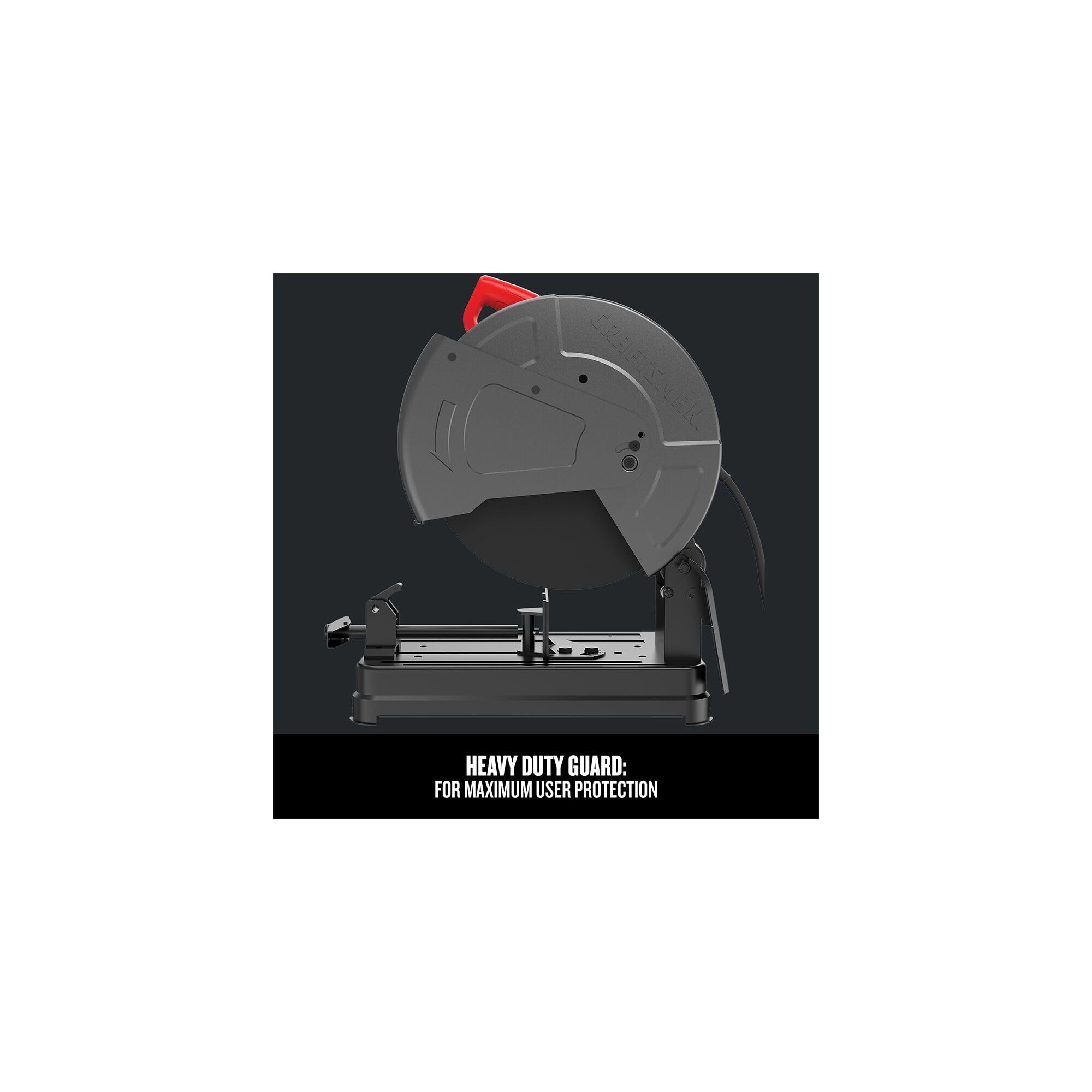 CRAFTSMAN 14-Inch 15-Amp Corded Chop Saw (CMEM2500) - Heavy-Duty Metal & Wood Cutting for DIY Projects & Construction Work