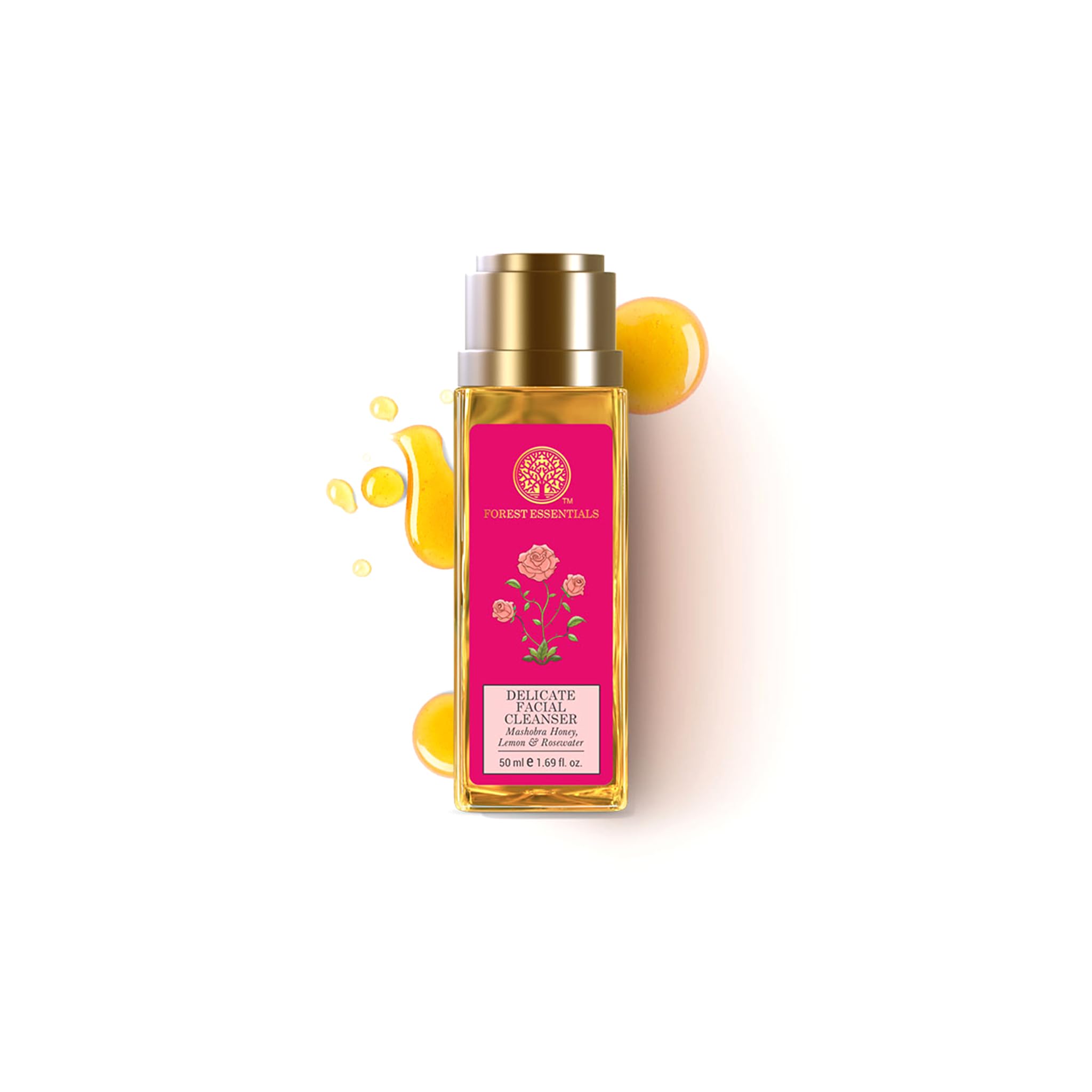 Forest Essentials Travel Size Body Mist Nargis & Delicate Facial Cleanser Mashobra Honey Combo Set - Luxurious Ayurvedic Skincare Duo for Travel & Daily Use - Perfect for On-the-Go Hydration & Gentle Cleansing