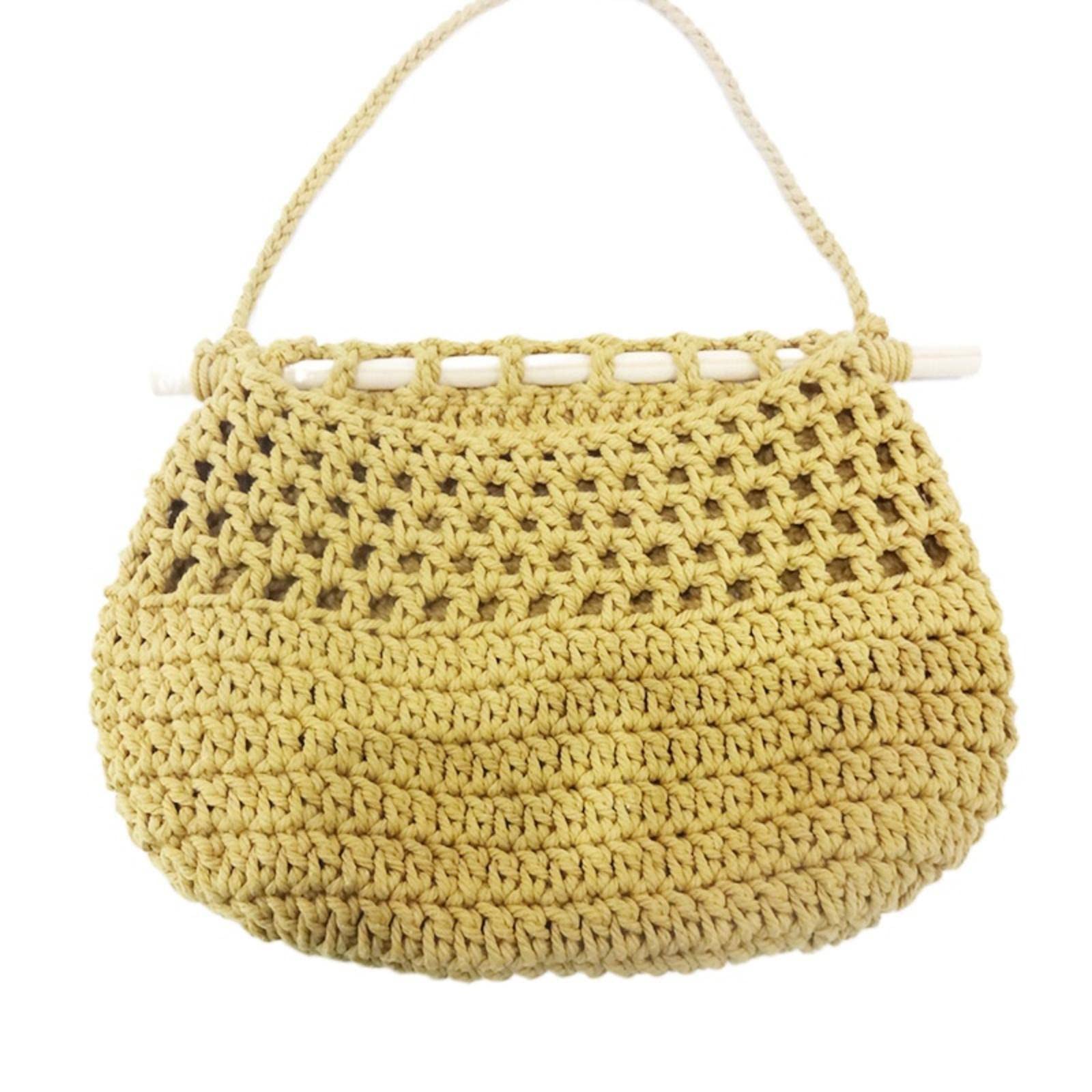 KBREE Hemp Wall Hanging Basket - Vintage Fruit & Flower Decor Organizer with Debris Racking Pocket - Perfect for Kitchen, Bathroom, or Garden Storage & Retro Home Decor