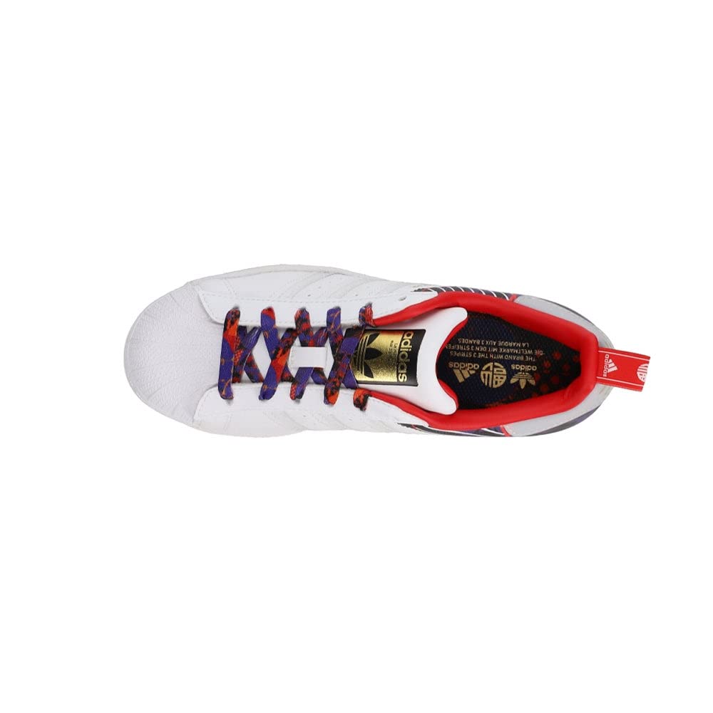 adidas Superstar Big Kids Casual Sneakers - White & Black GZ7350 - Size [X] for School, Play & Everyday Wear