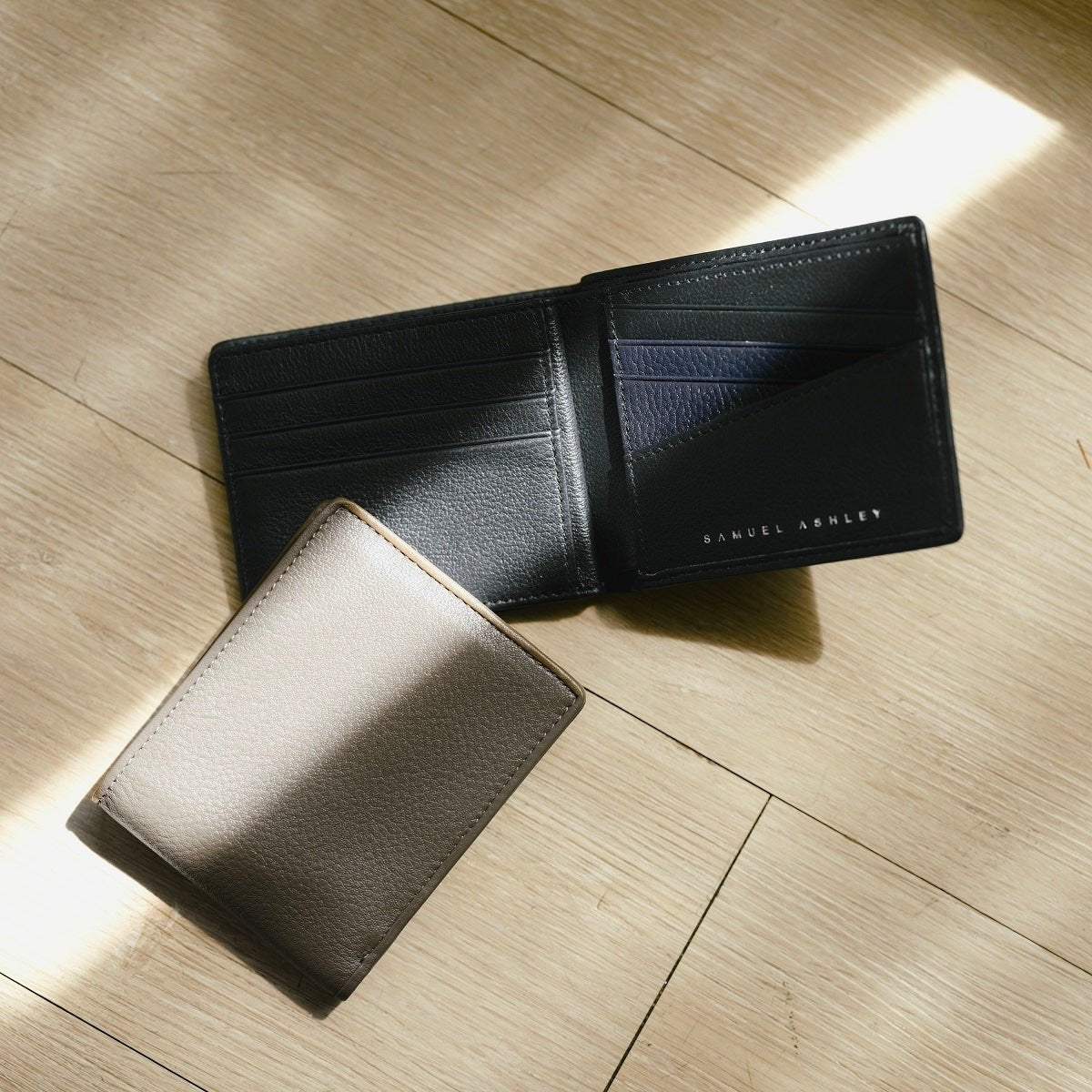 Premium Grayson Leather RFID Blocking Bi-Fold Wallet for Men - Slim & Stylish with Extra Flap - Perfect for Travel, Business & Everyday Use