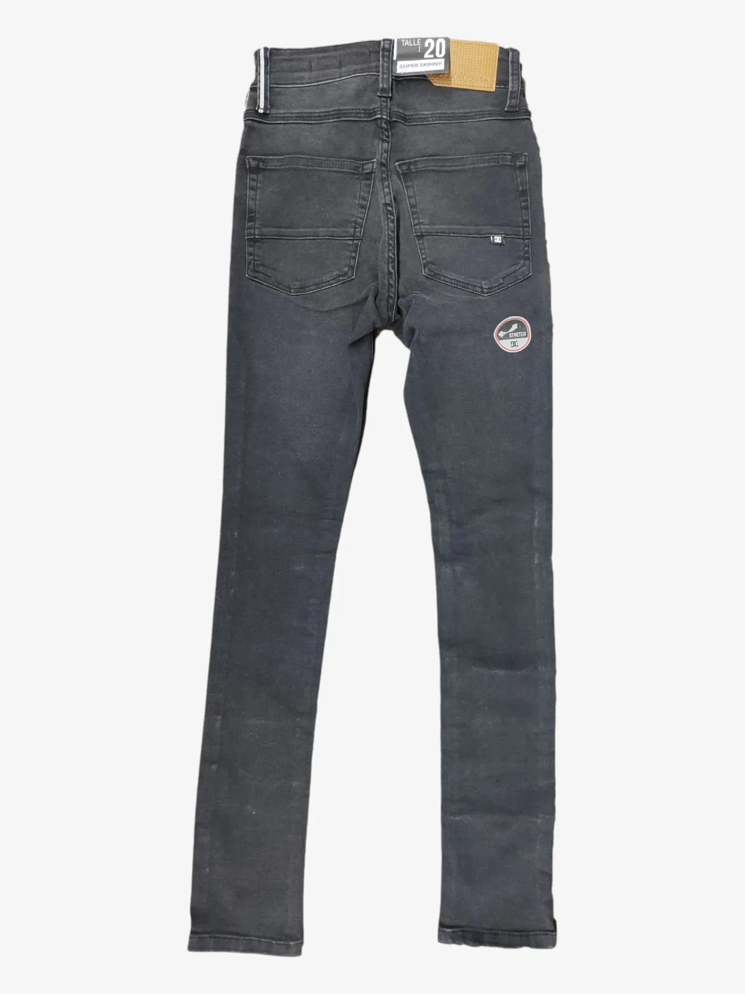 DC Work Super Skinny Jeans for Boys - Black Denim Pants for School, Casual Wear & Everyday Outfits