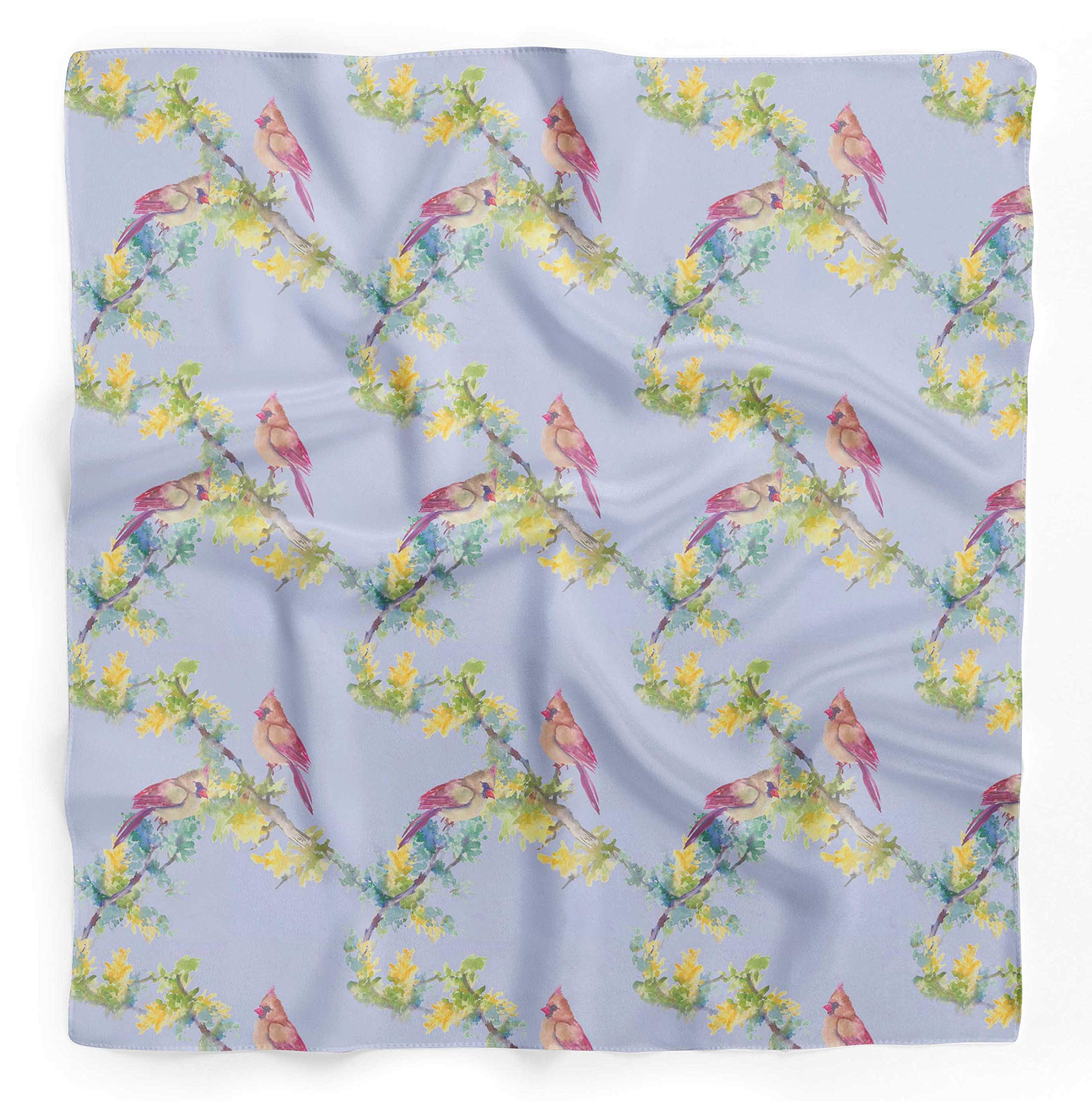 Bimba Printed Pure Silk Scarf for Women - Elegant Hair Wrap, Neck Scarf & Head Bandana - Perfect for Travel, Parties & Everyday Fashion Accessories