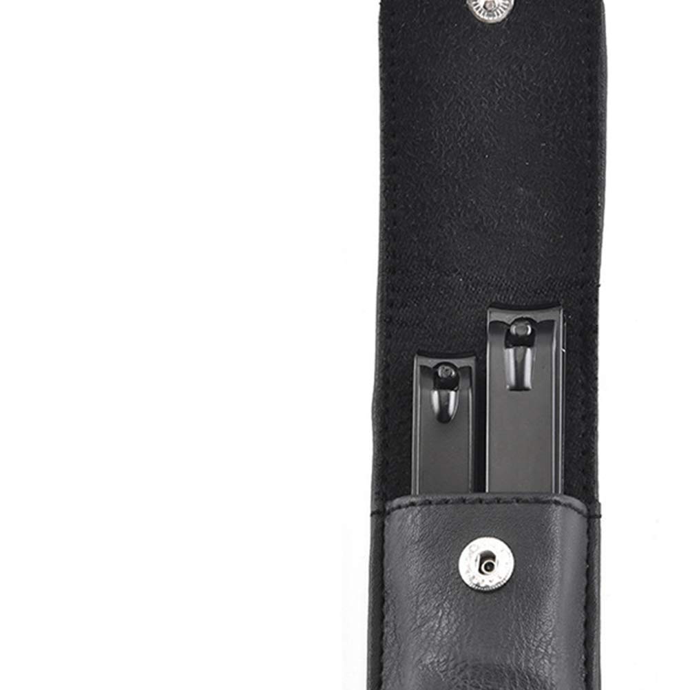 Artibetter Professional Nail Clipper Set - Durable Stainless Steel Nail Cutter & Trimmer for Men & Women (Black) | Perfect for Home, Travel & Salon Use