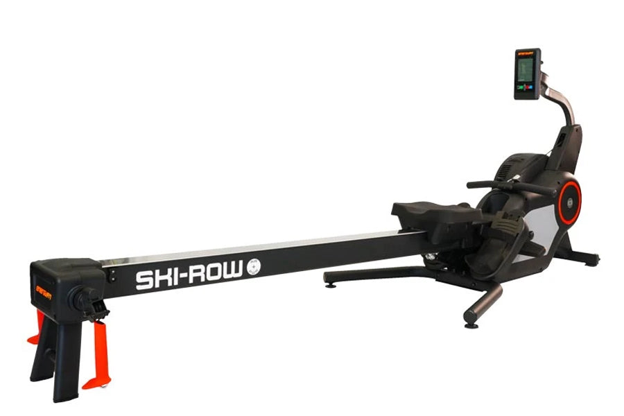 SKI ROW AIR+PWR Rowing Machine - Premium Home Fitness Equipment for Full Body Workout | Perfect for Cardio, Strength Training & Weight Loss at Home or Gym