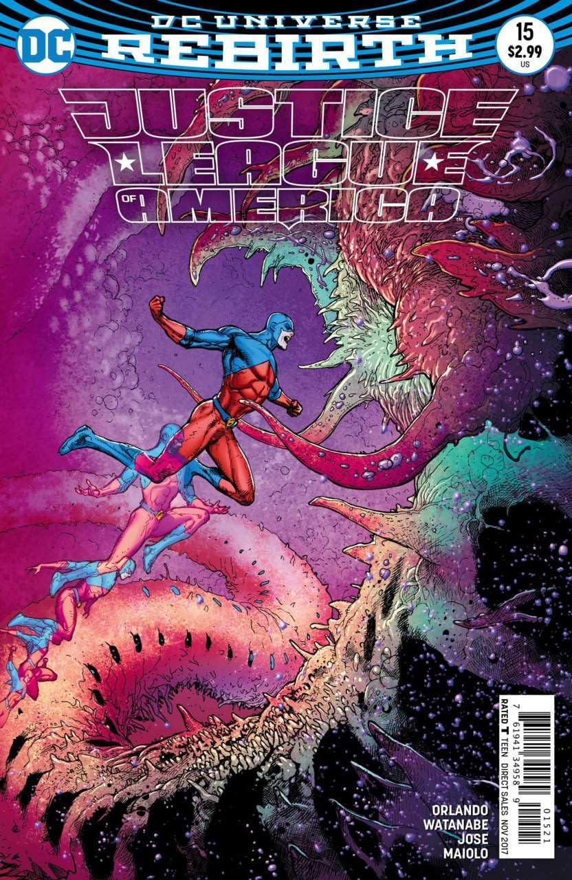 Justice League of America (5th Series) #15A VF/NM - DC Comics Rebirth Era Collectible | Superhero Action, Comic Book Collecting & Display