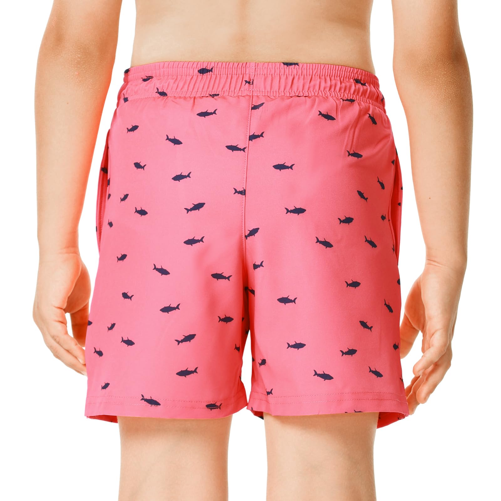 HODOSPORTS Boys Swim Trunks - Quick Dry Swimwear with Pockets for Kids | Beach, Pool & Water Sports Activities