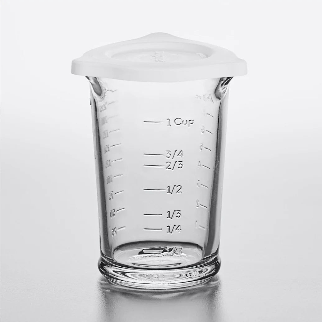ANCHOR HOCKING Triple Pour Measuring Cup - 3-Piece Set with Spout & Handle for Baking, Cooking & Mixing - Perfect for Liquid & Dry Ingredients (Kitchen, Restaurant & Home Use)