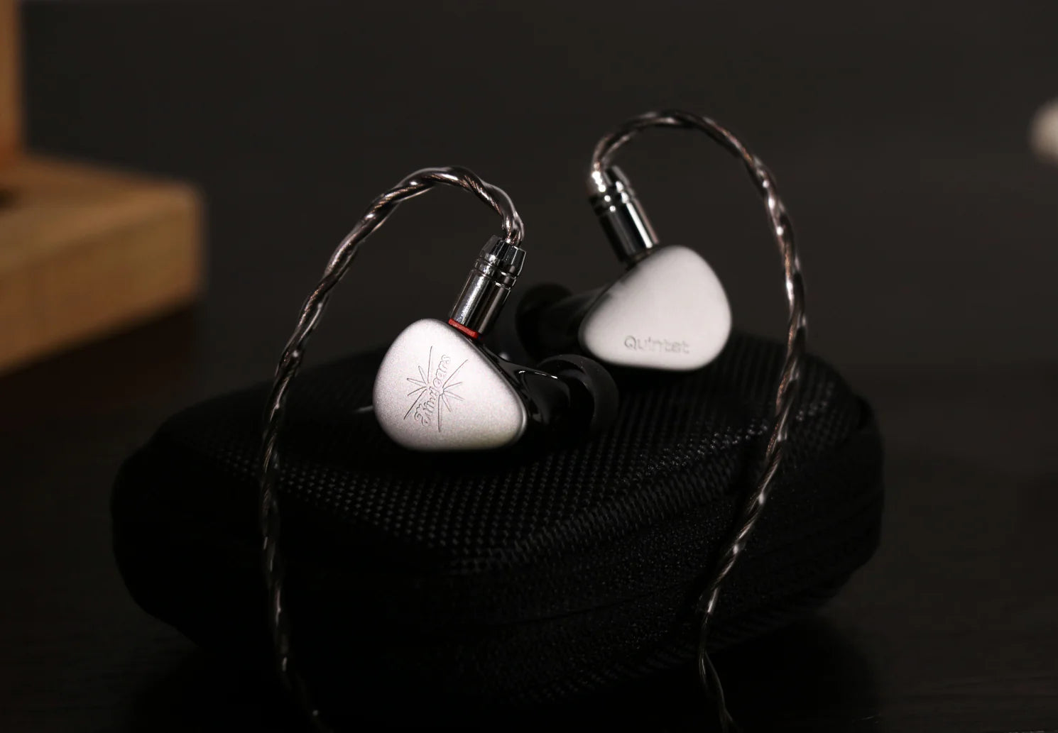 Kiwi Ears Quintet 5 Driver In-Ear Monitors (IEM) - High Resolution Audiophile Earphones for Music Lovers, Studio Recording & Gaming