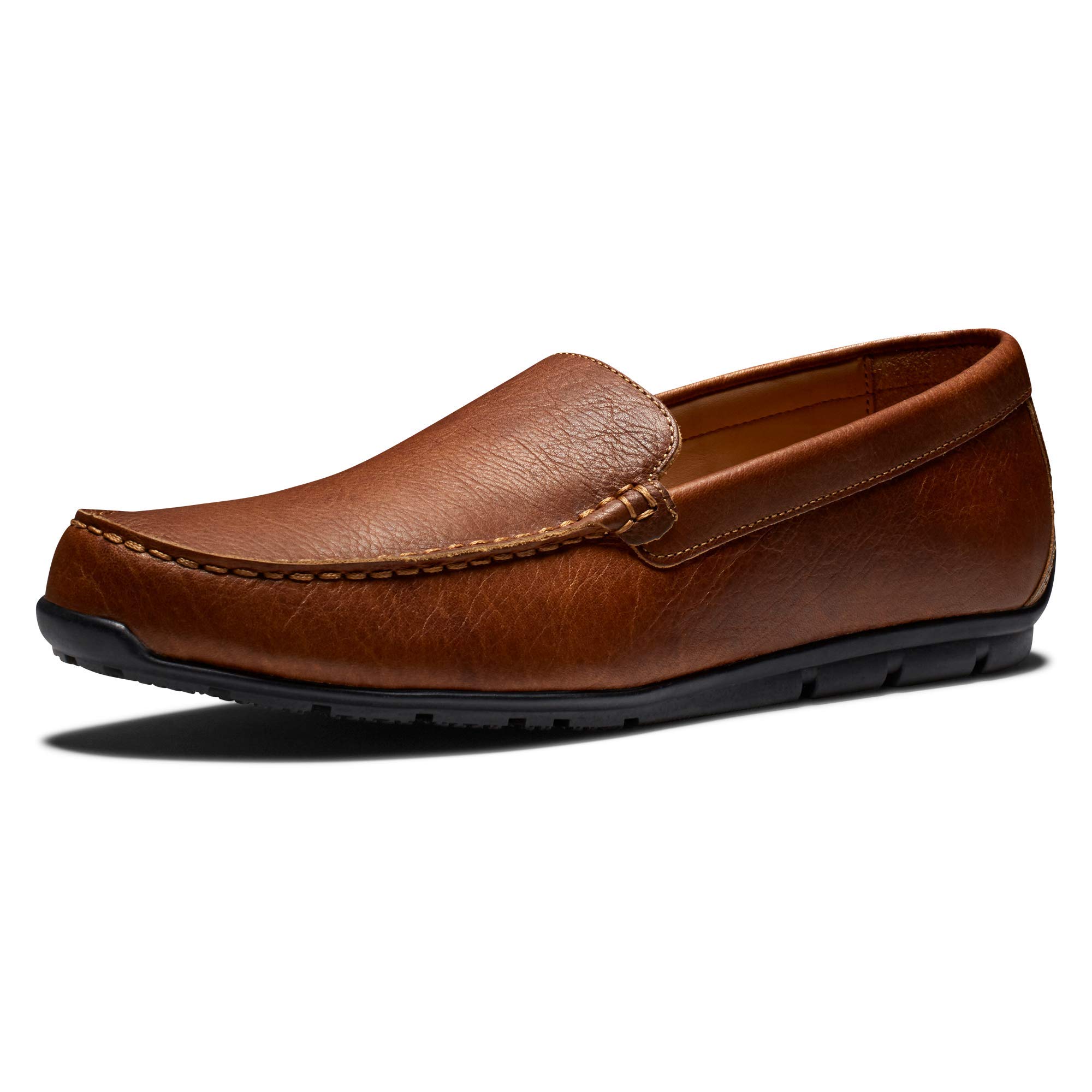 FootJoy Men's Club Casuals Loafer - Comfortable Golf & Casual Shoes for Men | Waterproof Leather Golf Shoes with Arch Support | Perfect for Golf Course, Office, Travel & Everyday Wear