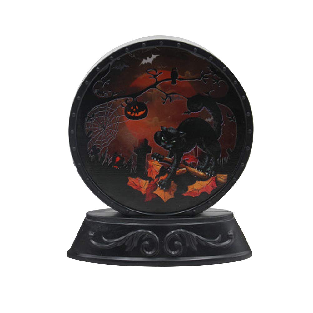 ABOOFAN Halloween LED Night Light - Cute Cat Shape Decorative Lamp for Desktop, Bedroom, Party Favors | Perfect for Halloween Decor, Gift Giving & Spooky Ambiance