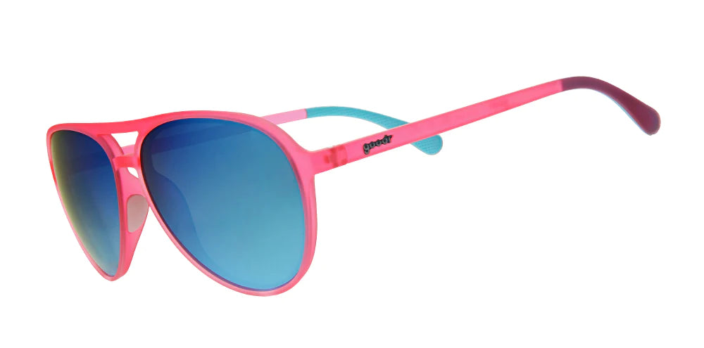 Goodr Carl is My Co-Pilot Polarized Sunglasses - UV Protection, Lightweight & Stylish for Running, Cycling, and Outdoor Activities