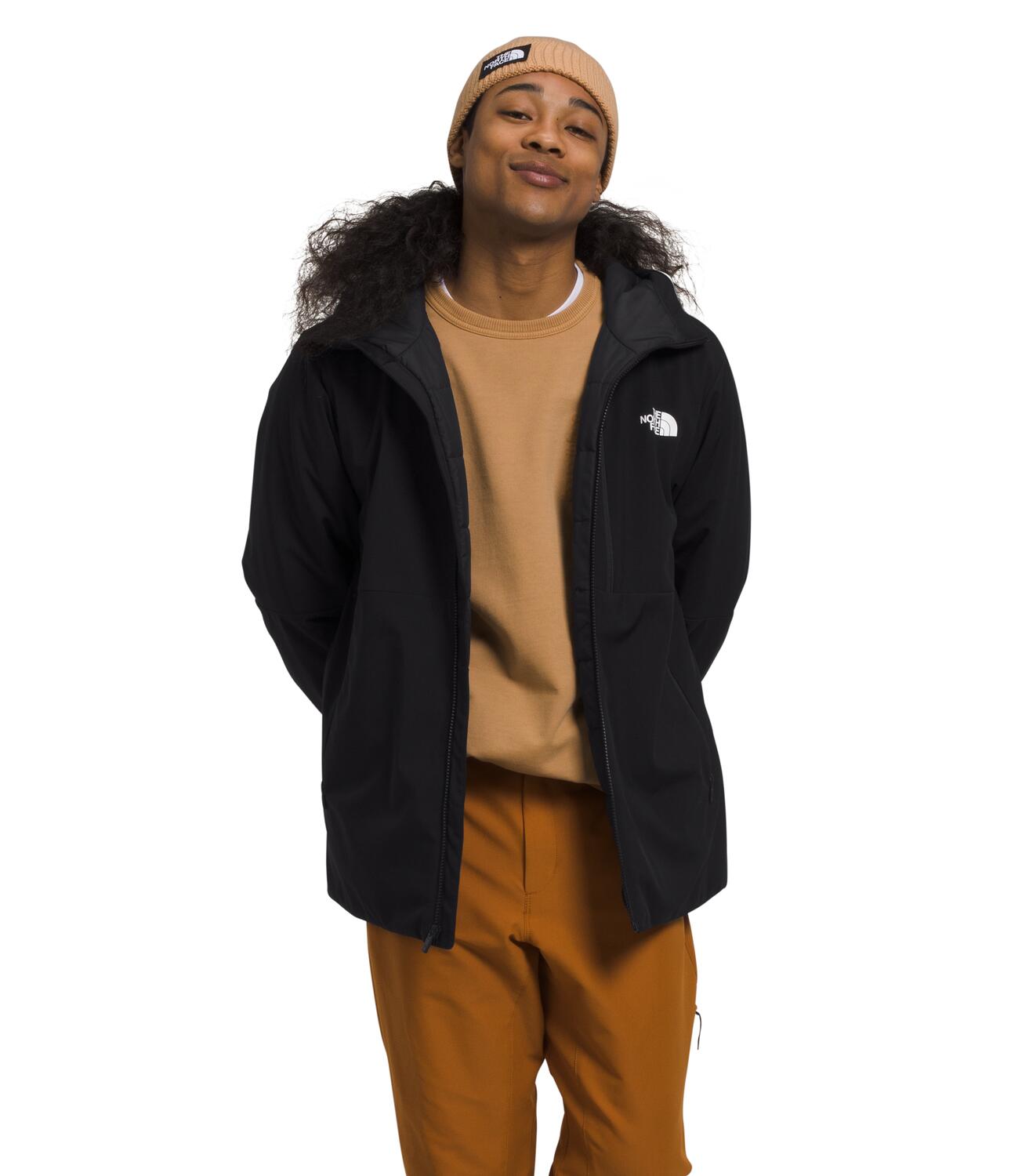 Apex Elevation Jacket for Men - Lightweight Waterproof Hiking Jacket with Hood - NF0A84IF - Perfect for Outdoor Adventures, Camping & Travel