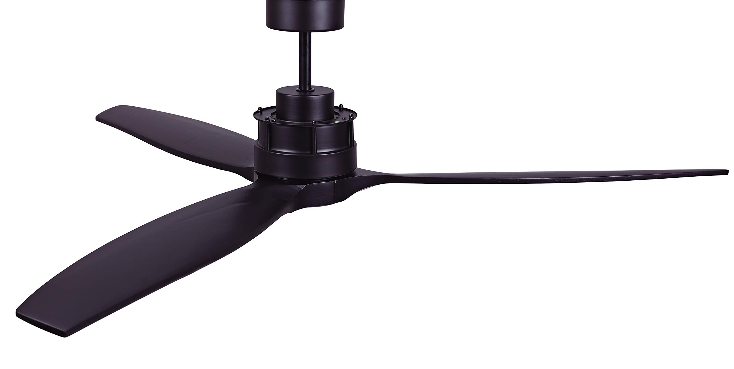 Lucci Air 210508010 Akmani DC Ceiling Fan with Remote Control - 52 Inch Modern Black Ceiling Fan - Energy Efficient Quiet Operation - Perfect for Bedroom, Living Room and Patio