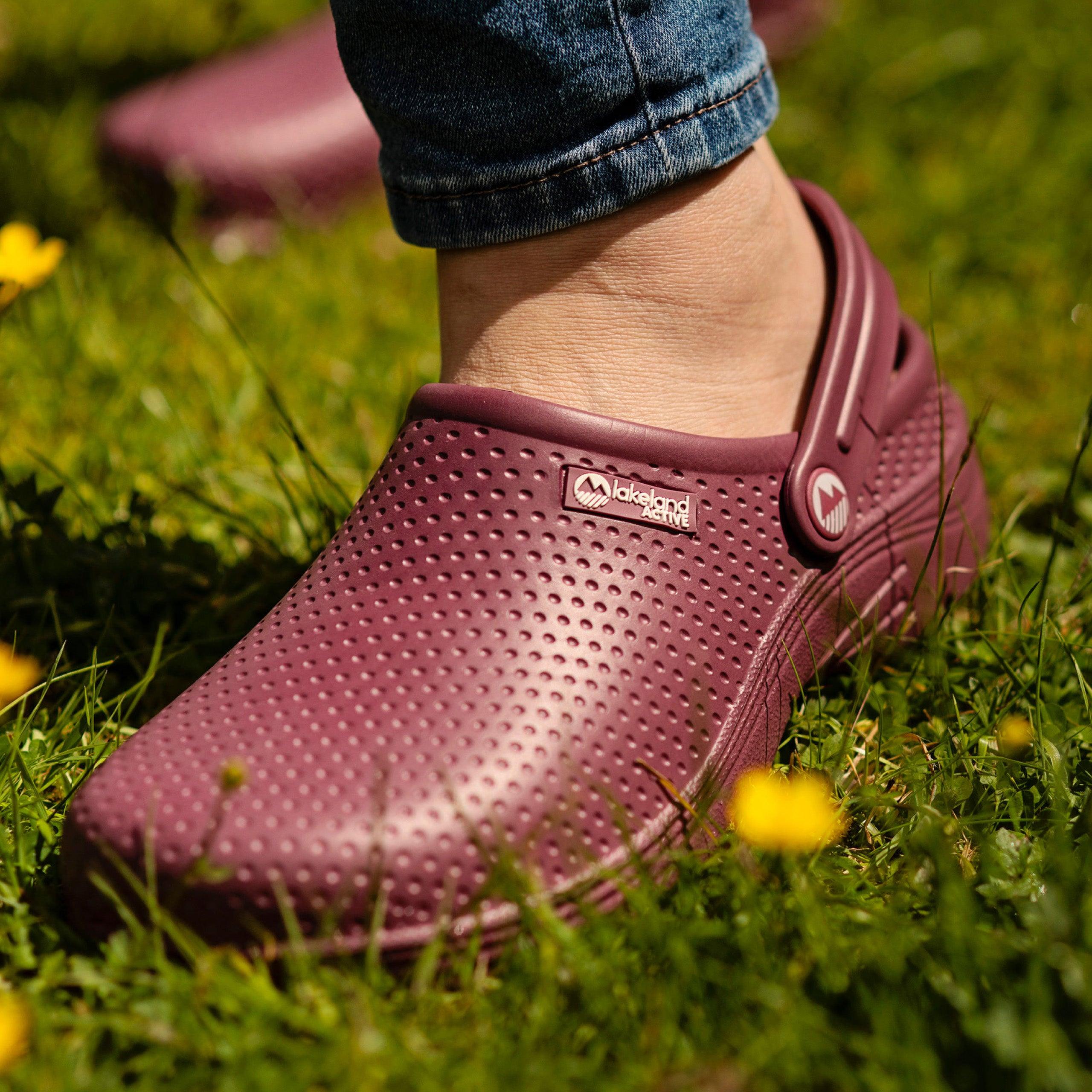 Women's Classic Garden Clogs - Comfortable Slip-Resistant Rubber Clogs for Gardening, Yard Work & Outdoor Activities