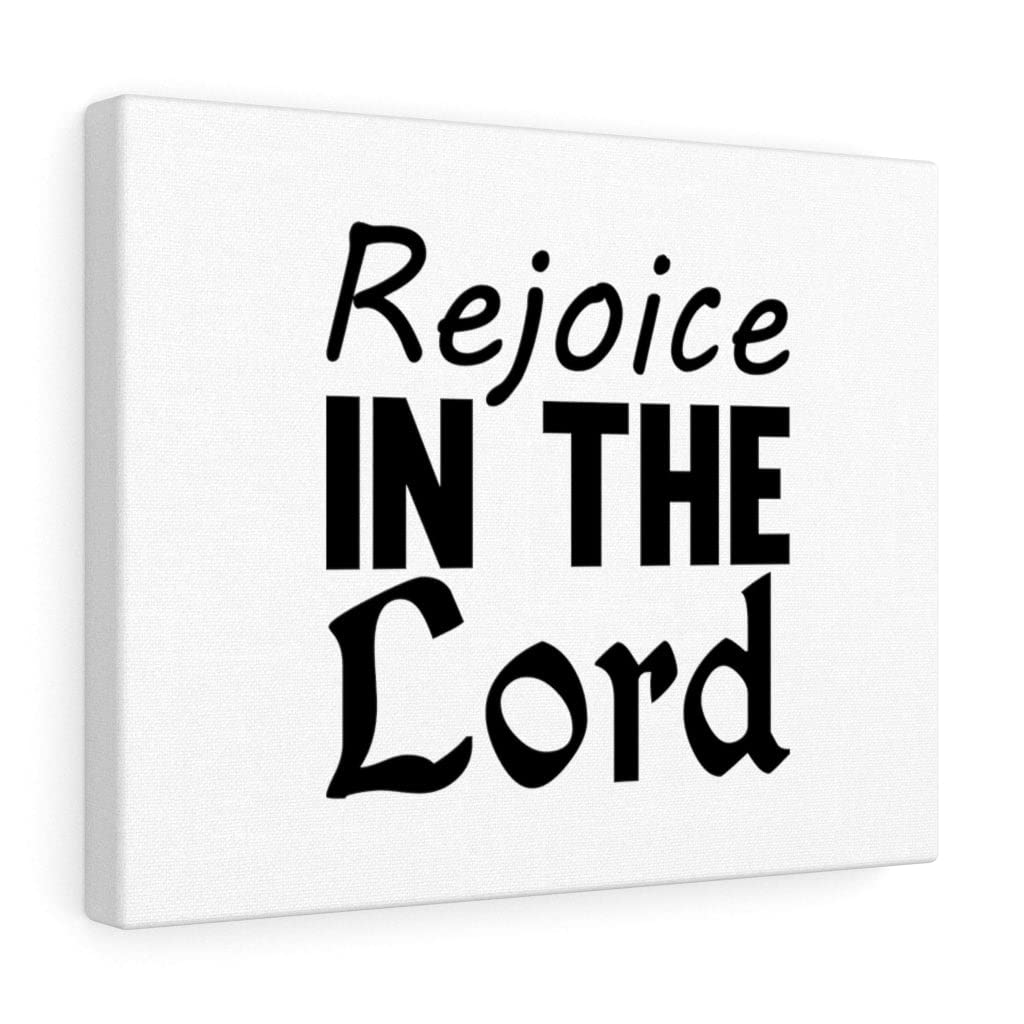 Christian Wall Art with Bible Verse - 'Rejoice in The Lord' Scripture Print - Ready to Hang Inspirational Home Decor for Living Room, Bedroom & Church (Gift Idea for Christian Loved Ones)