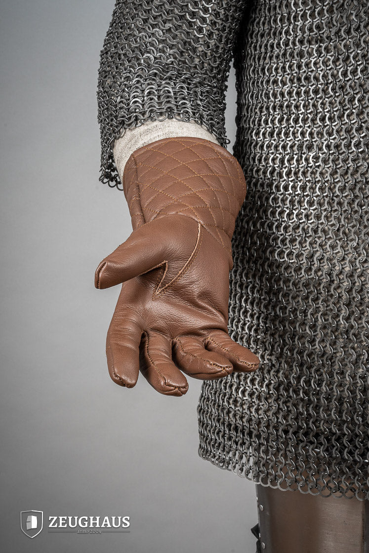Premium Brown Leather Gloves for Men & Women - Soft, Durable & Warm - Perfect for Winter, Driving, Motorcycle & Outdoor Activities