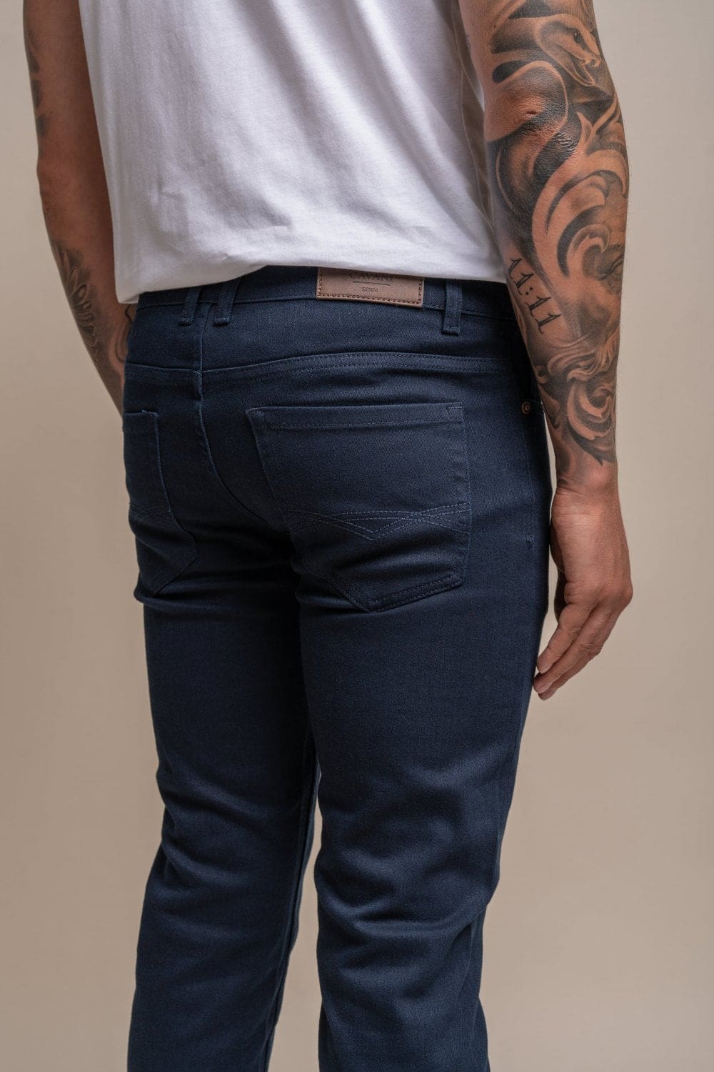 Cavani Milano Premium Steel Denim Jeans for Men - Slim Fit Stretch Comfortable Designer Jeans | Perfect for Casual Wear, Office & Night Out