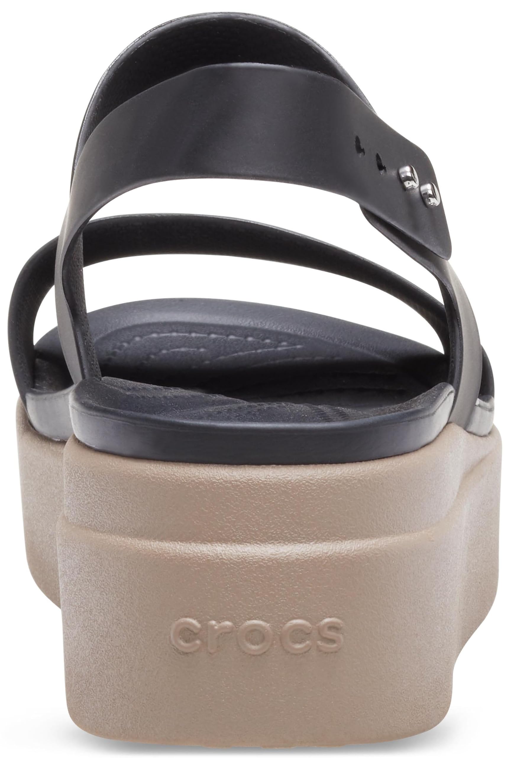 Crocs Women’s Brooklyn Low Wedge Platform Sandals - Comfortable Slip-On Summer Shoes for Walking, Beach & Casual Outfits