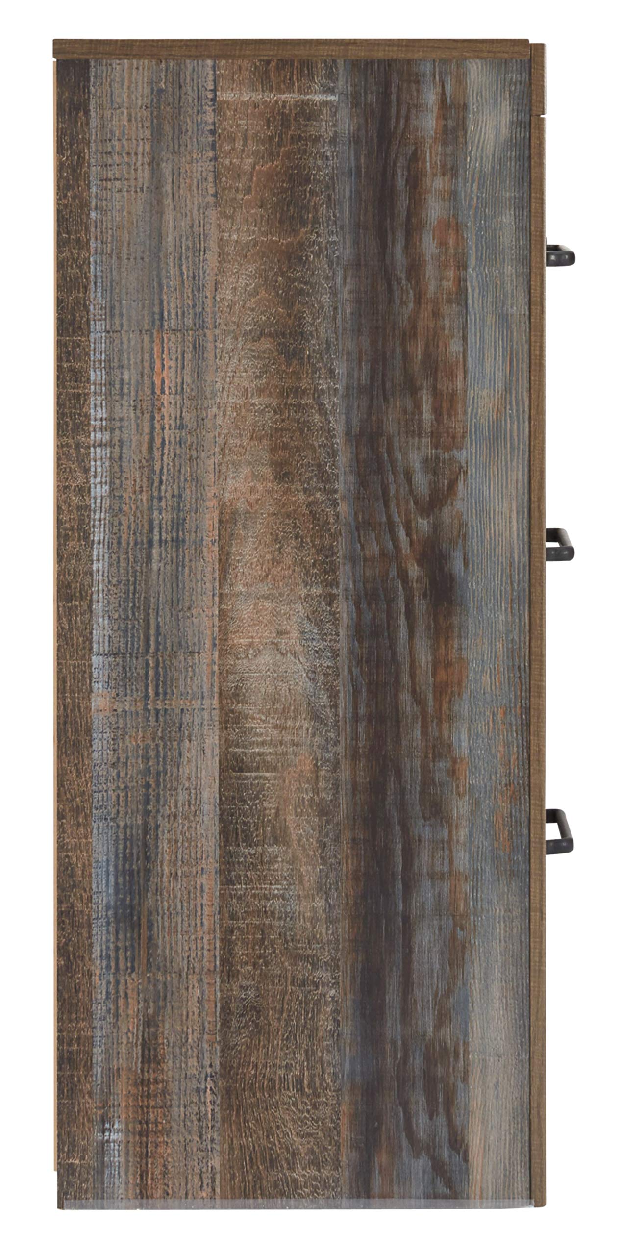 Signature Design by Ashley Drystan Rustic Industrial 6-Drawer Dresser in Weatherworn Brown - Perfect for Bedroom Storage & Farmhouse Decor