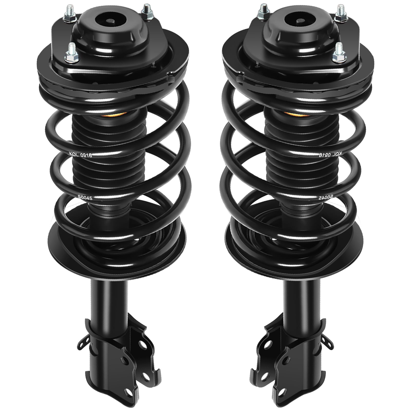 SCITOO 2Pcs Complete Strut and Shock Assembly Replacement for 2001-2010 Chrysler PT Cruiser - Front & Rear Shock Absorbers (Part# 171592) - Smooth Ride & Enhanced Stability for City Driving & Road Trips