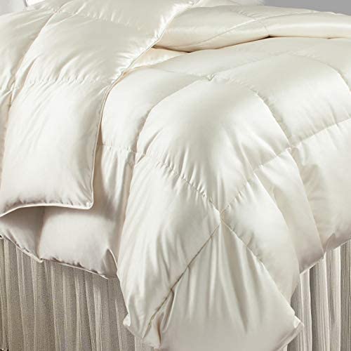 Luxury Silk Satin Comforter King/Cal King Size - 300 GSM Down Alternative Bedding Set | Box Stitched Hotel Quality Quilt | Ultra Soft & Fluffy Machine Washable Duvet Insert (Turquoise Blue) for Master Bedroom, Guest Room & Luxury Hotel Decor
