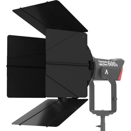 Aputure F10 Barndoors - Professional Light Modifier for Photography & Video - Perfect for Studio, Portrait, and Film Lighting