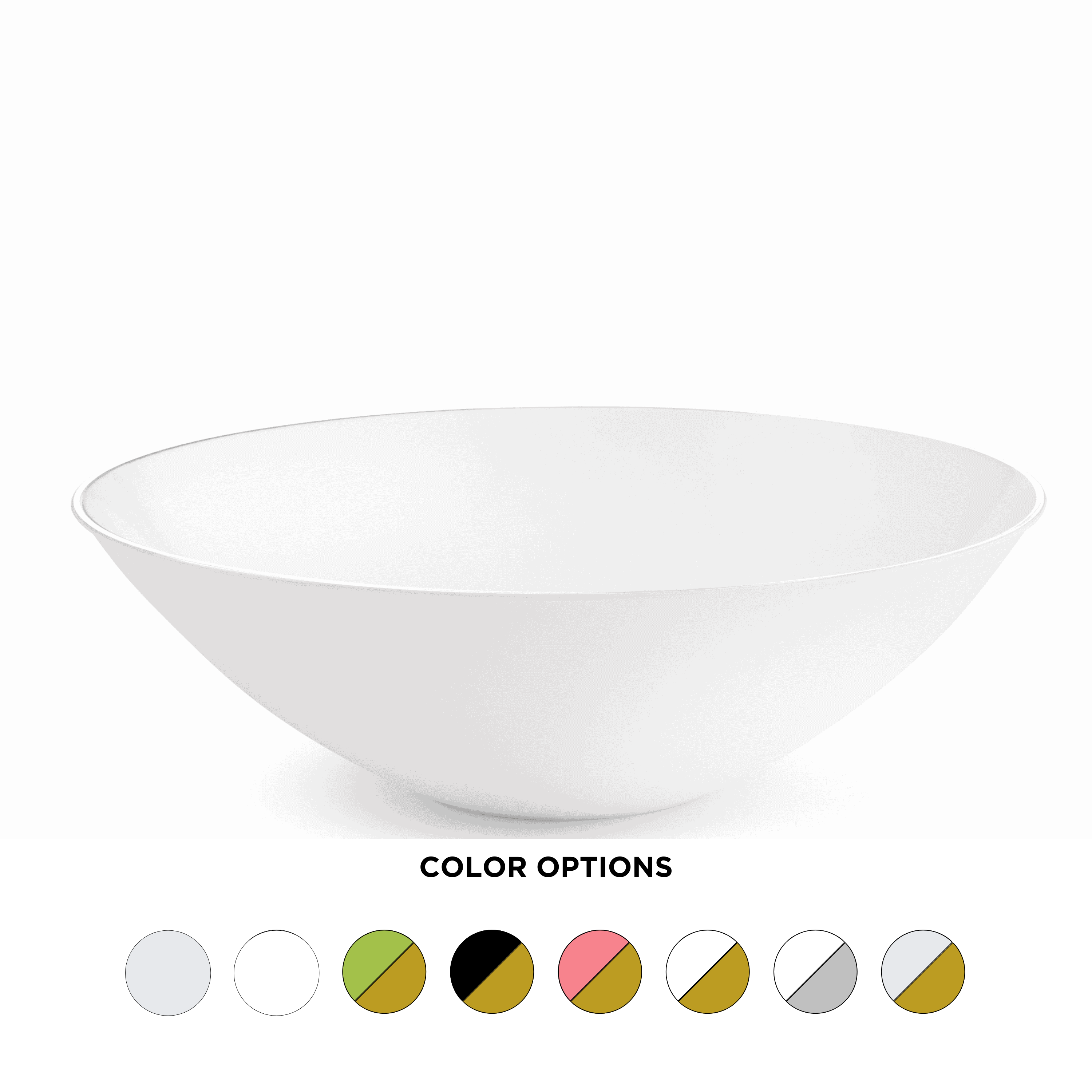 7 Inch Round Plastic Soup Bowls - 16oz BPA-Free Reusable Microwave Safe Dishware for Ramen, Cereal, Salads | Eco-Friendly Durable Bowls for Home, Restaurant & Outdoor Picnics