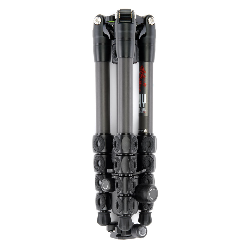 Legends Ray Carbon Fiber Tripod System with AirHed VU Attachment - Professional Camera Support for Outdoor Photography & Videography