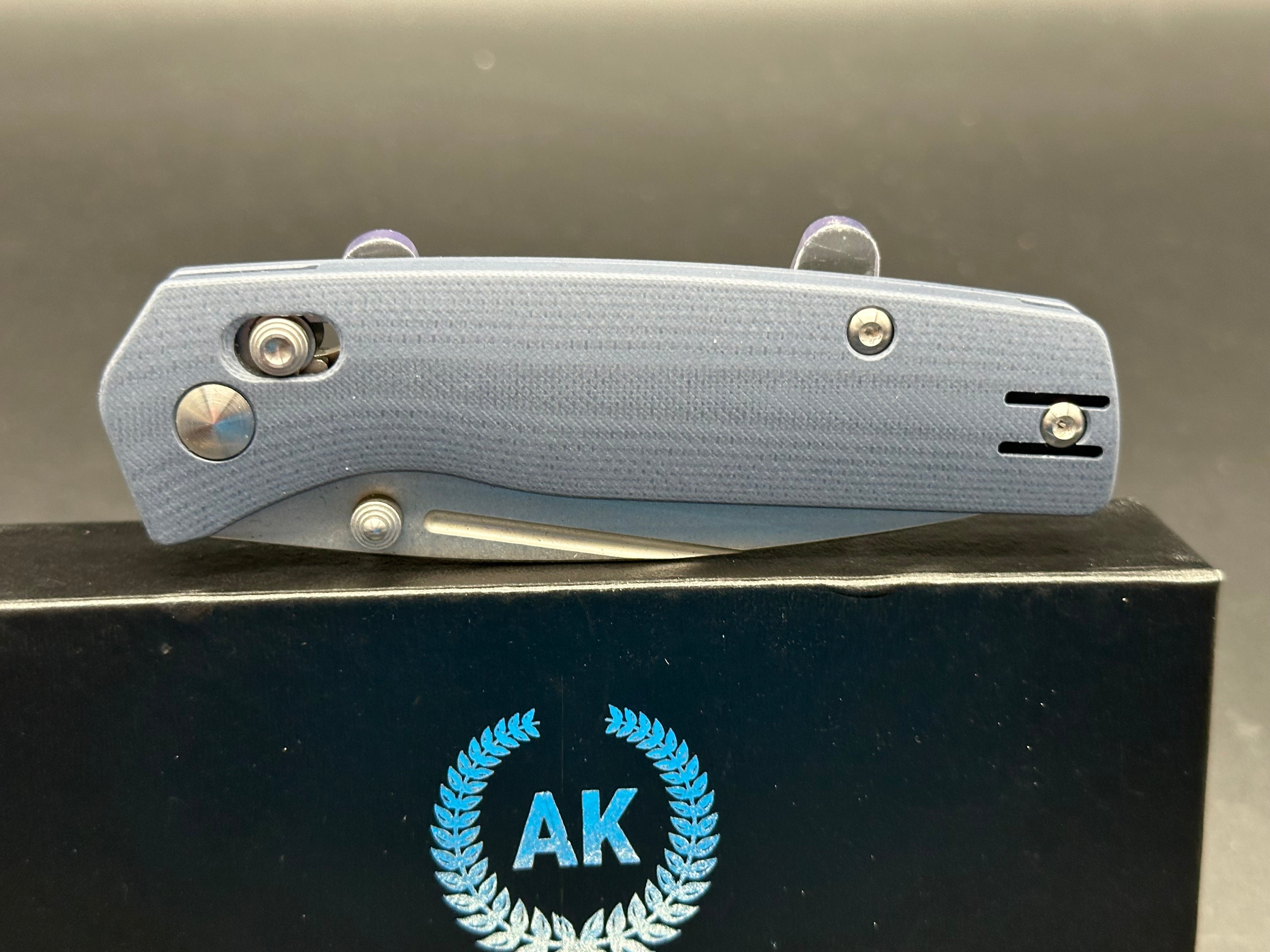 Asher Spiro Crossbar Folding Knife - 3.2