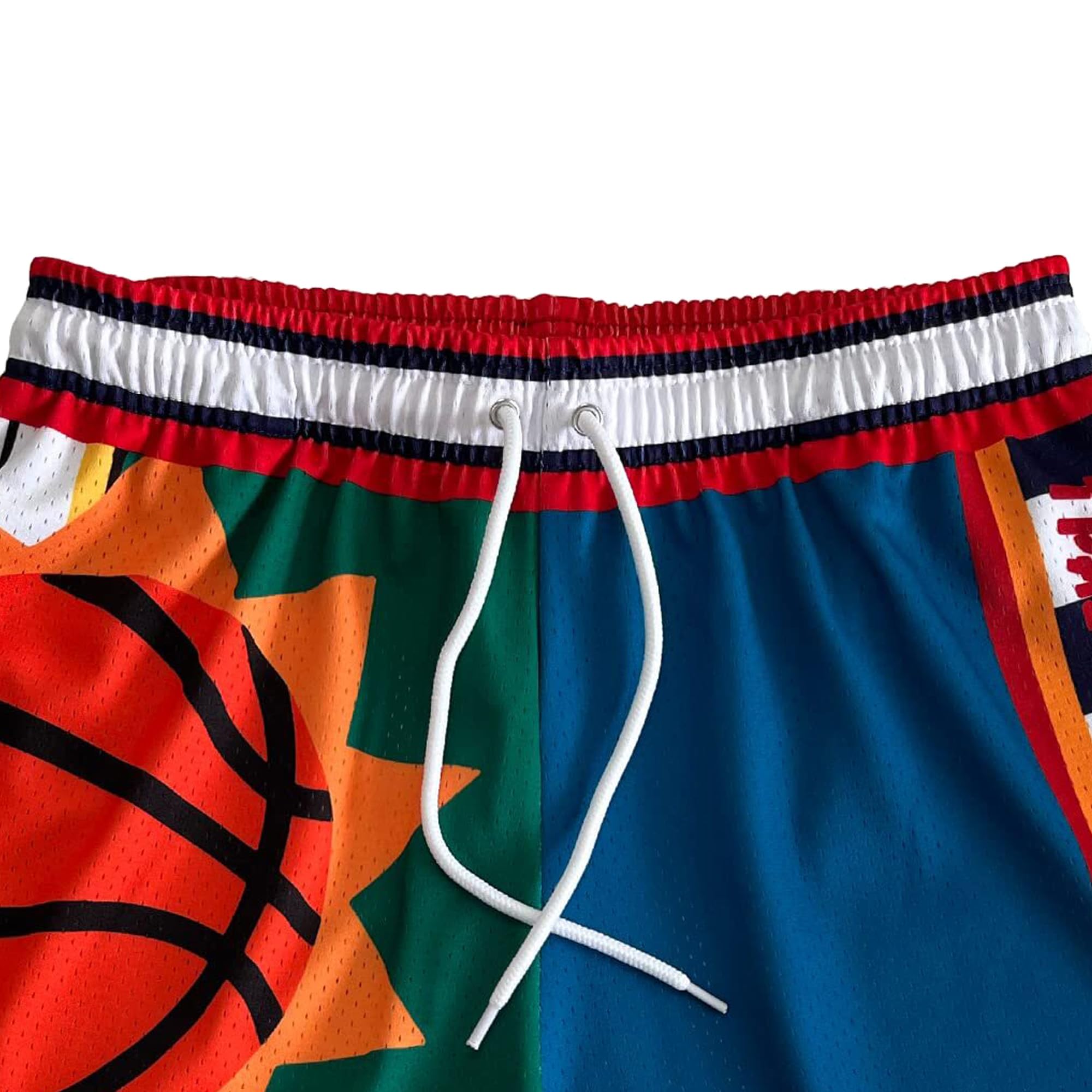 **Men's Basketball Athletic Shorts - Breathable Mesh Gym Workout Training Shorts with Drawstring & Pockets - Perfect for Running, Sports & Casual Wear**
