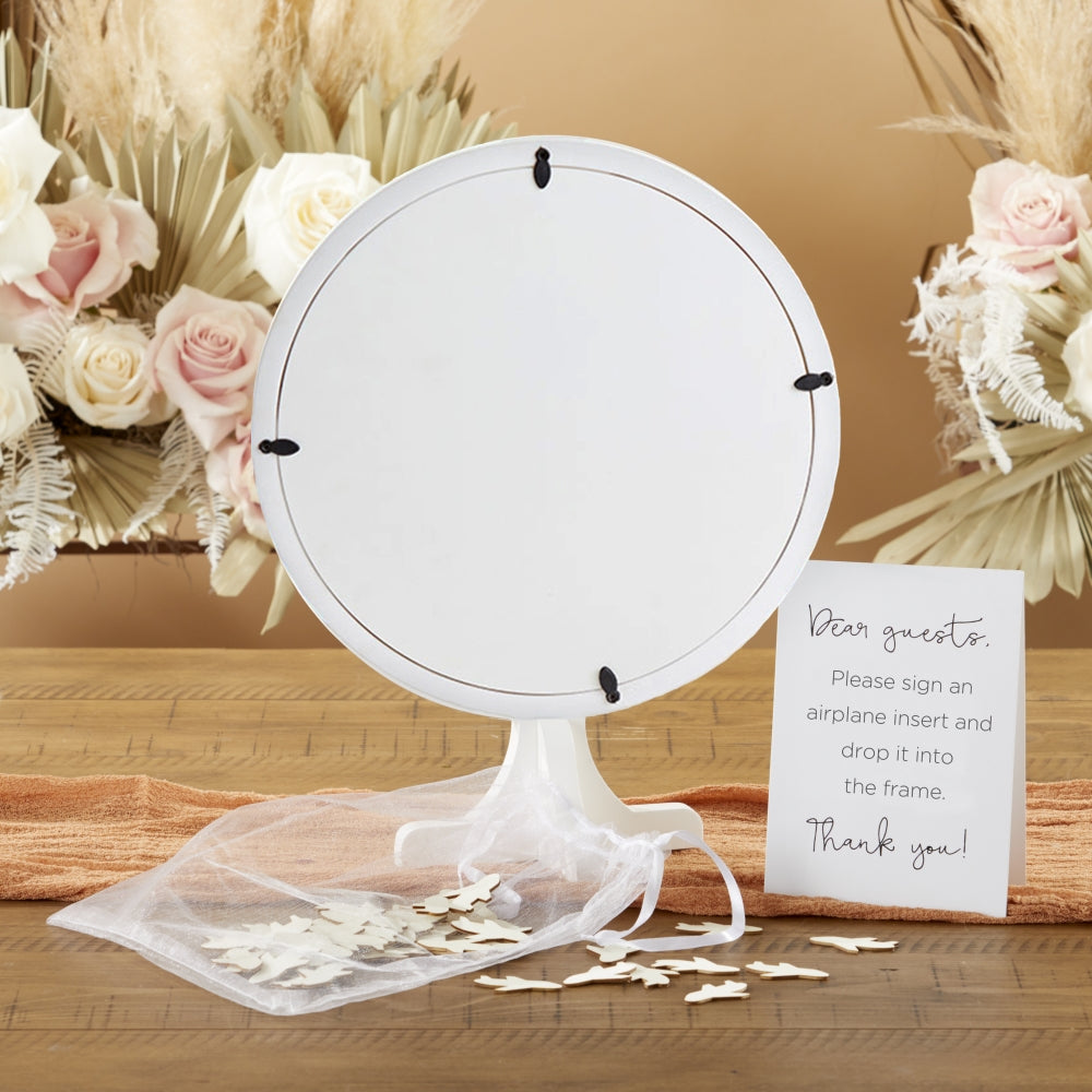 Unique Wedding Guest Book Globe - Elegant Keepsake for Couples to Collect Well Wishes | Perfect for Weddings, Anniversaries & Special Events