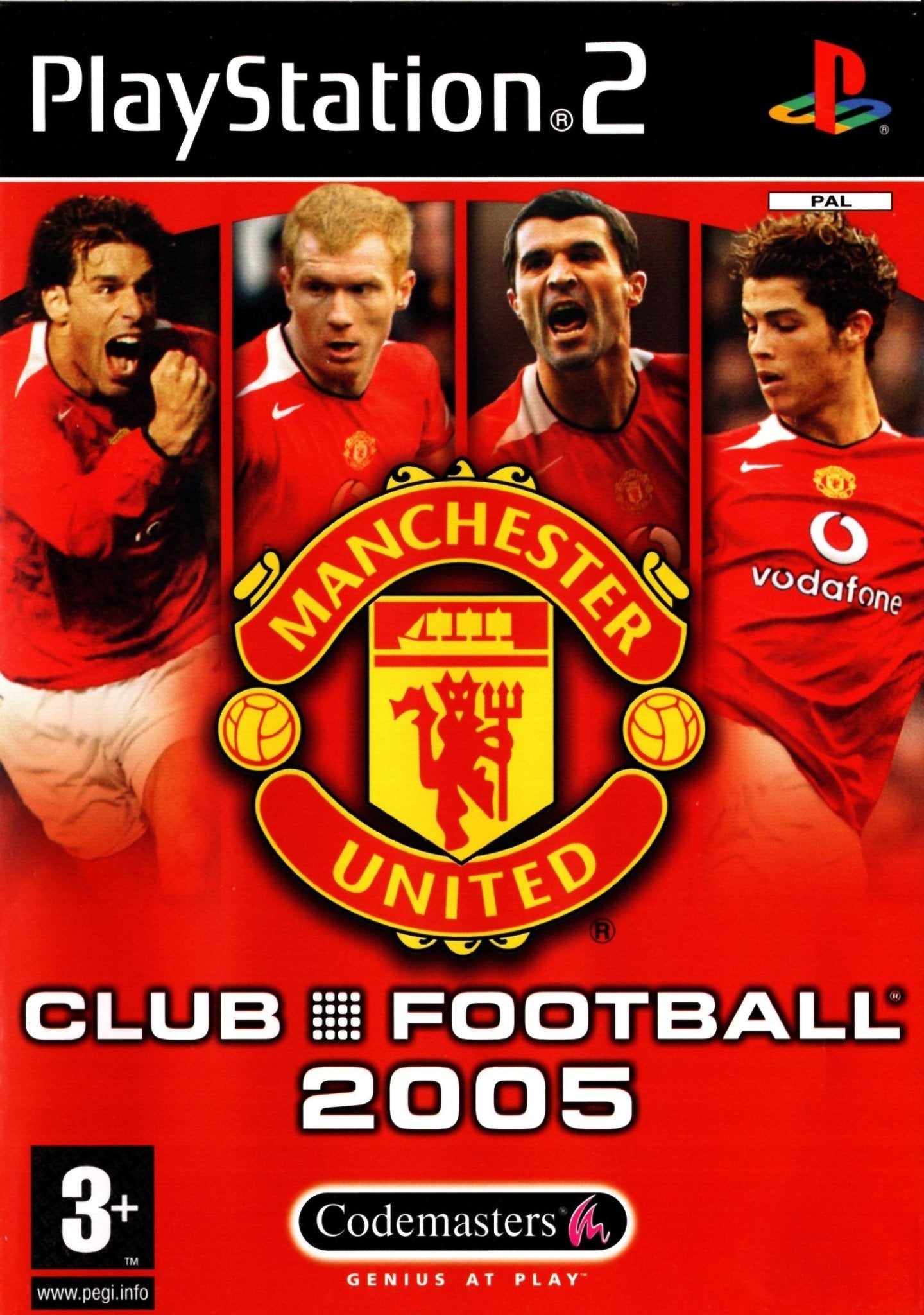 Manchester United Club Football 2005 - Official PS2 Game for Playstation 2 (PAL Version) | Retro Soccer Video Game for Football Fans | Perfect for Gaming Nights & Sports Enthusiasts