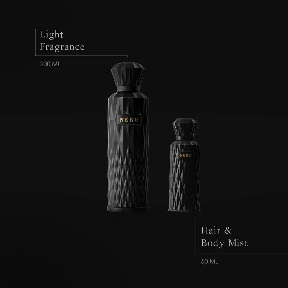 Nero Set EDP 200ml & Hair & Body Mist 50ml - Luxury Perfume Gift Set for Women | Perfect for Date Night, Special Occasions & Everyday Elegance
