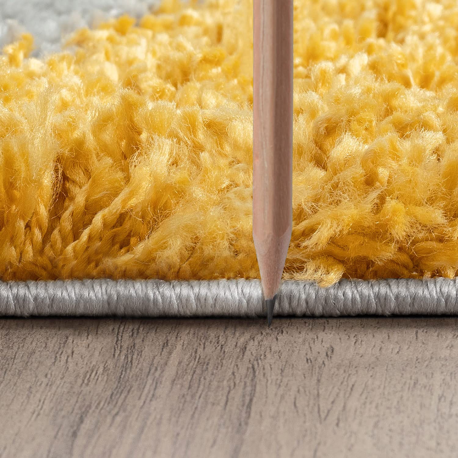 Silver 4x6 Shag Rug - Easy Clean Modern Area Rug for Living Room, Bedroom, Dining Room & Entryway - Soft Plush Shaggy Carpet - Perfect for Cozy Home Decor & Alfombras para Salas Modernas