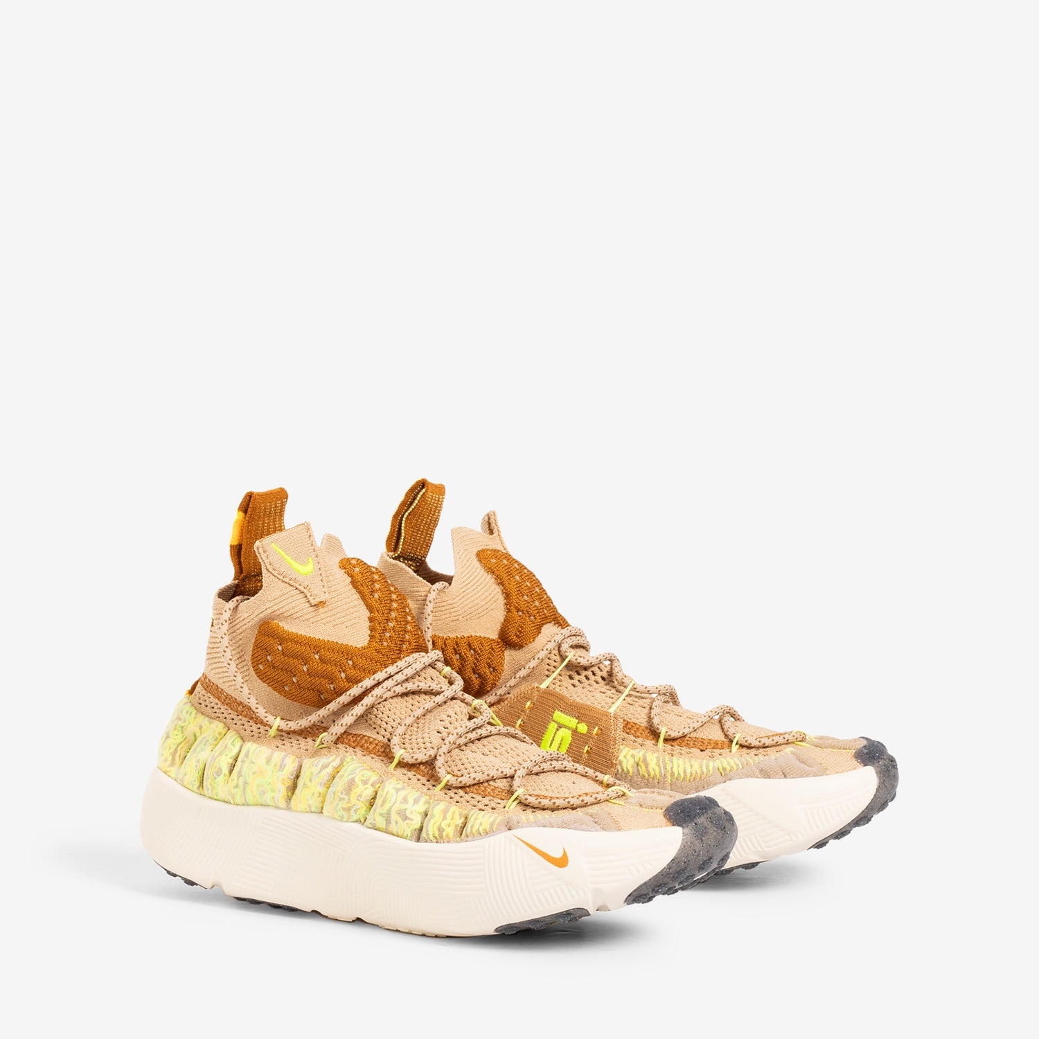 Nike ISPA Sense Flyknit Running Shoes - Desert Ochre & Coconut Milk Colorway | Lightweight Breathable Sneakers for Men | Perfect for Jogging, Gym Workouts and Casual Wear