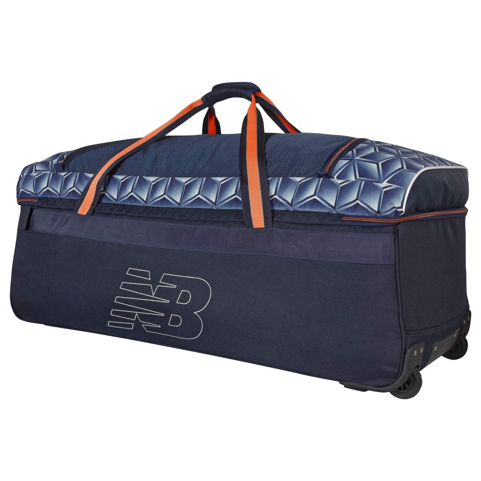 New Balance DC880 Large Wheelie Cricket Bag 2021 - Durable Rolling Cricket Gear for Travel & Practice - Perfect for Club Matches & Training Sessions