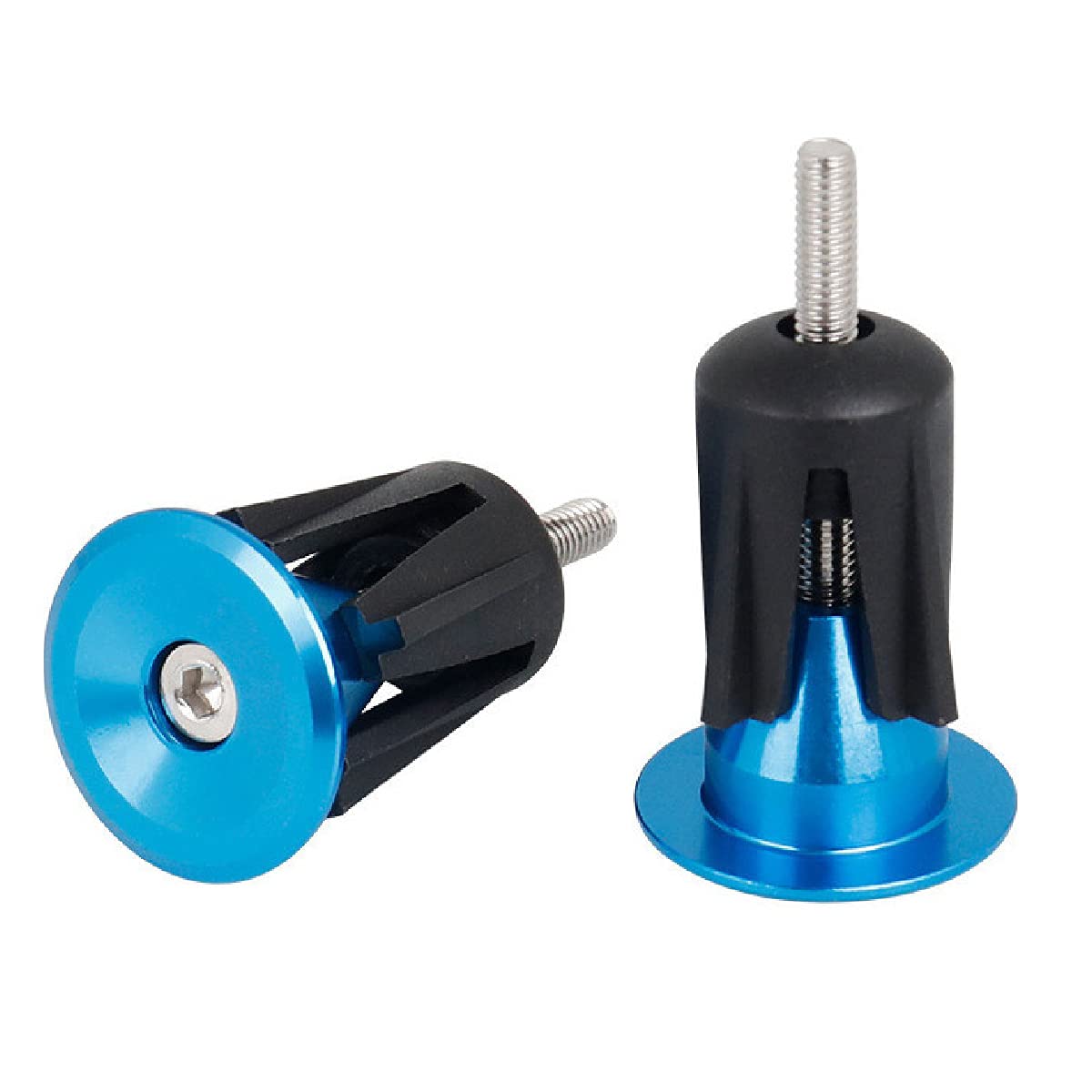 Premium Azarxis Aluminum Bike Handlebar End Plugs - Universal Fit for Road, Mountain, BMX & Fixie Bicycles | Durable Safety Caps for Secure Cycling & Commuting